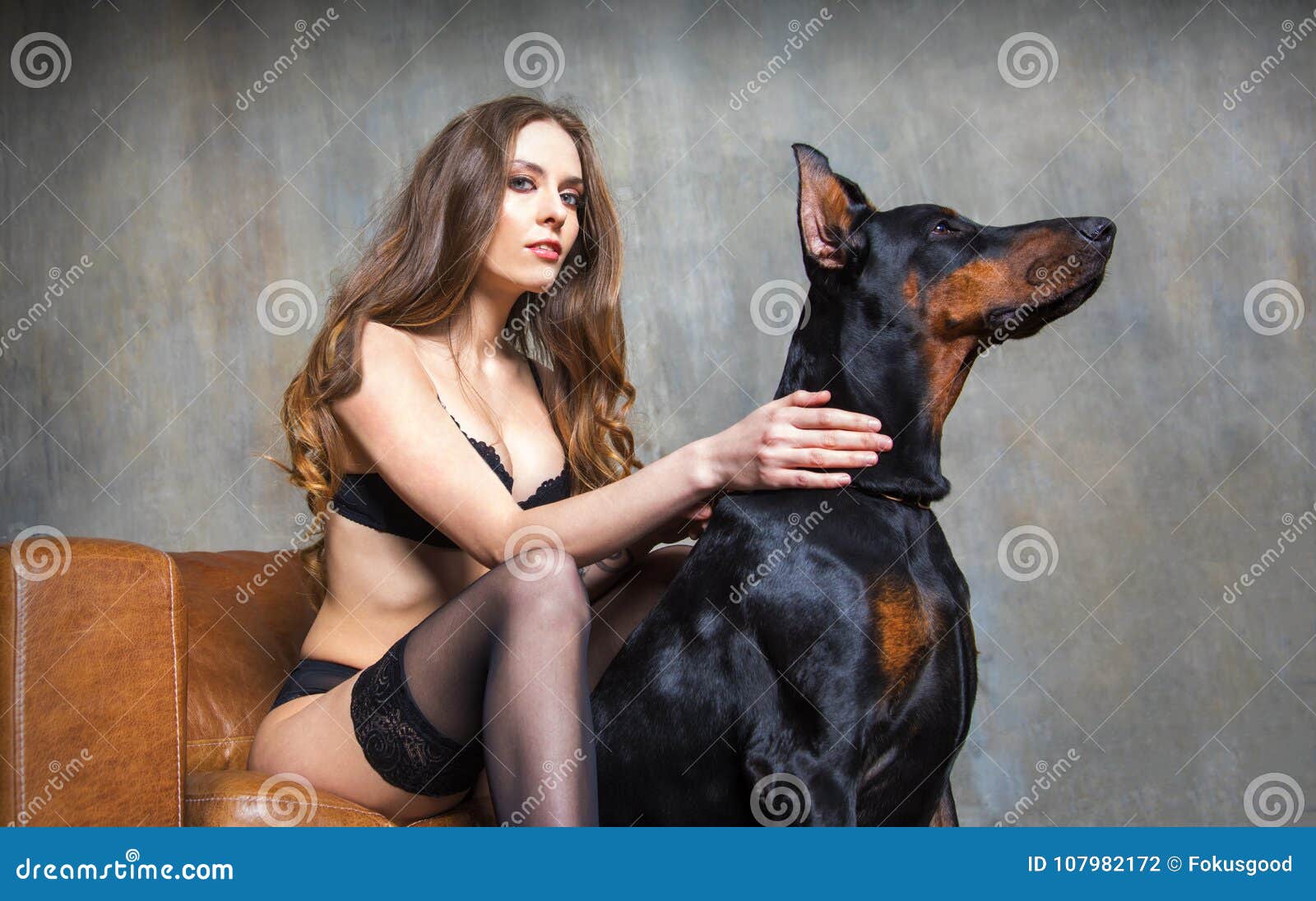 On woman erotic dog Woman says