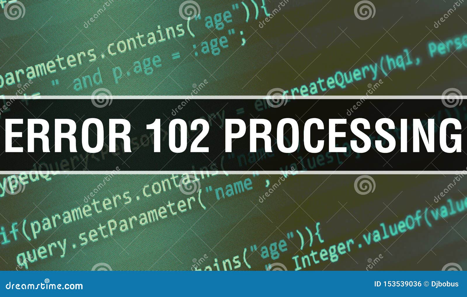 Error 102Â Processing Concept with Random Parts of Program Code. Error