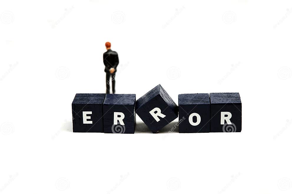 Error stock photo. Image of failure, word, blunder, wrongly 10816404