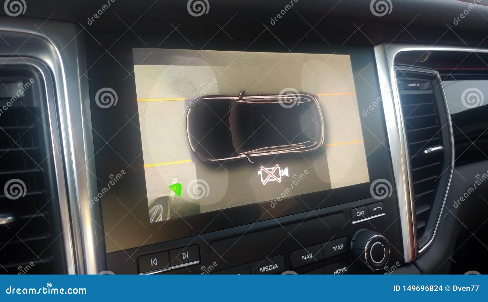 Error and Breakage of the Camera in the Car. Camera Failure Indicator