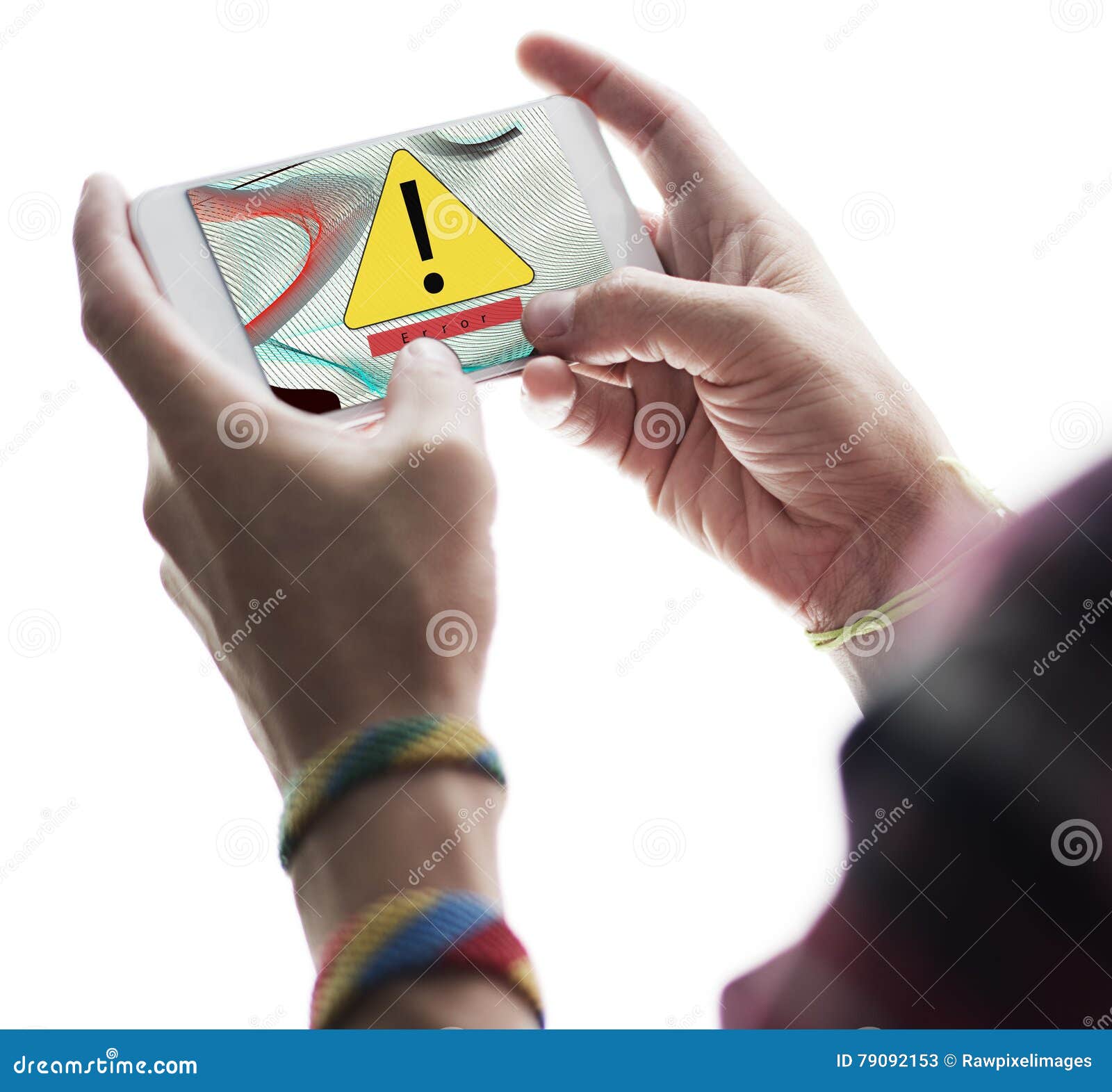 error disconnect warning failure abend concept