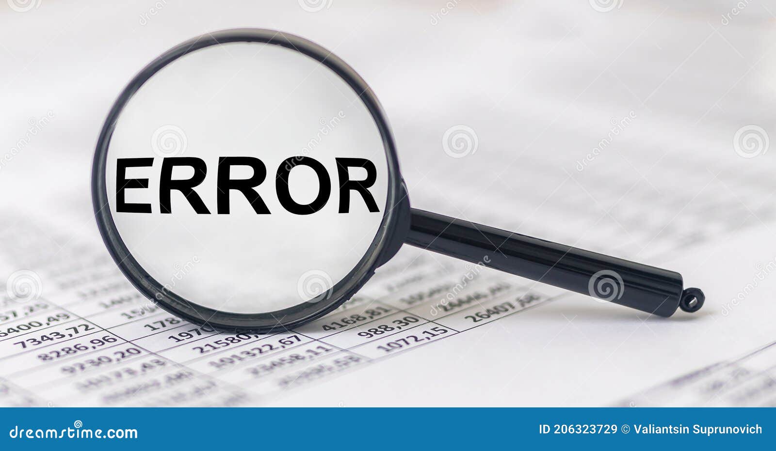 Error Word Inscription. Concept of Failure and Mistake Stock Image ...