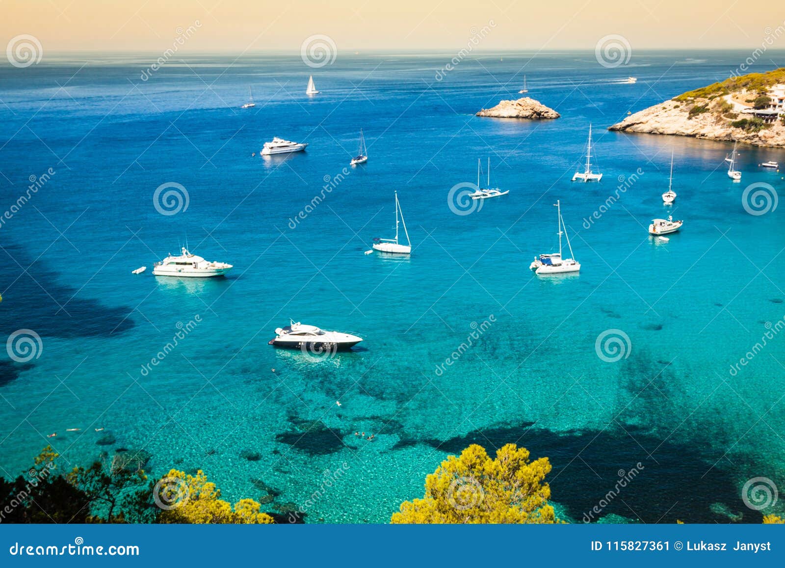 es vedra island of ibiza cala d hort in balearic islands