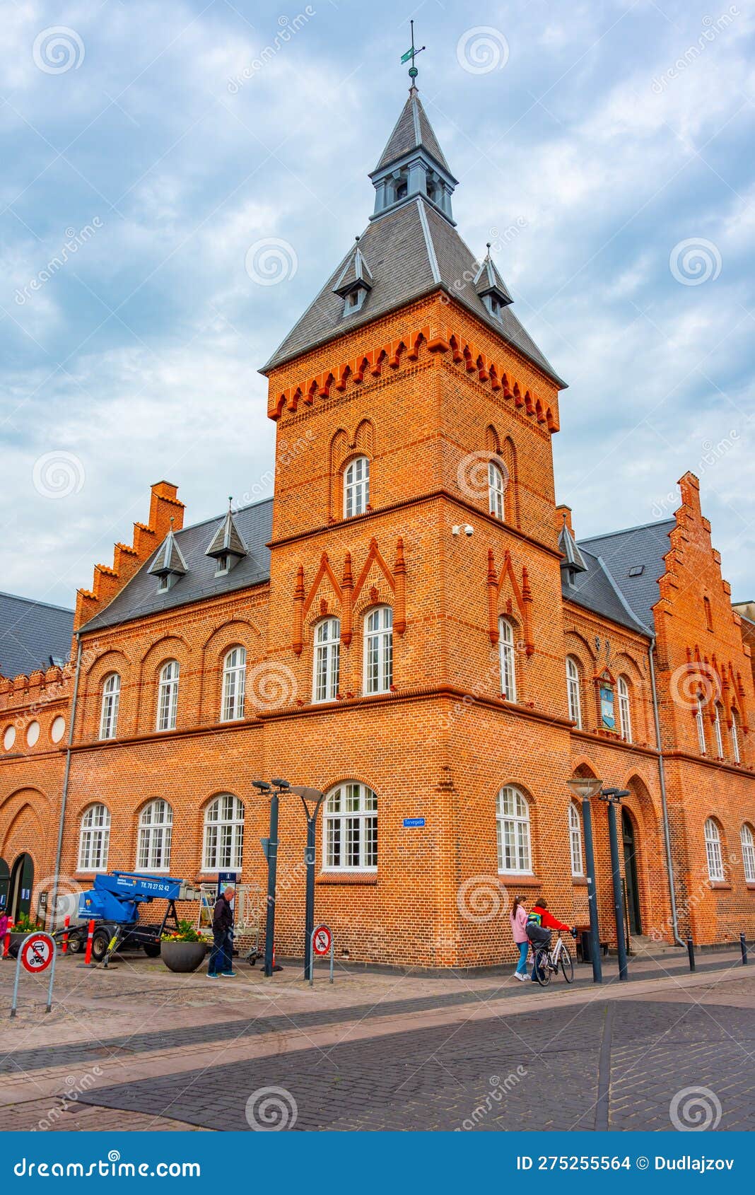 Esbjerg, Denmark, June 17, 2022 Old Courthouse and Jail in Esbj