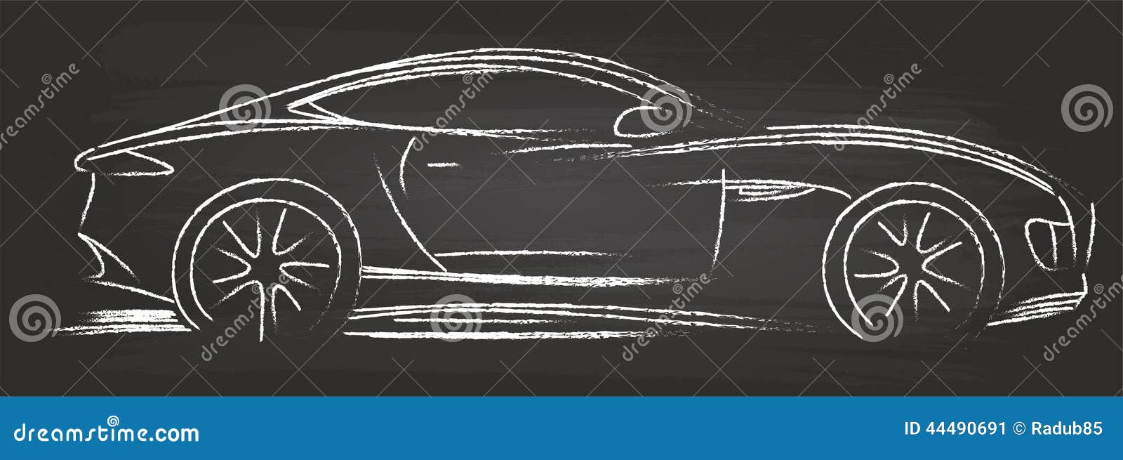 Esboço simples do esporte a motor