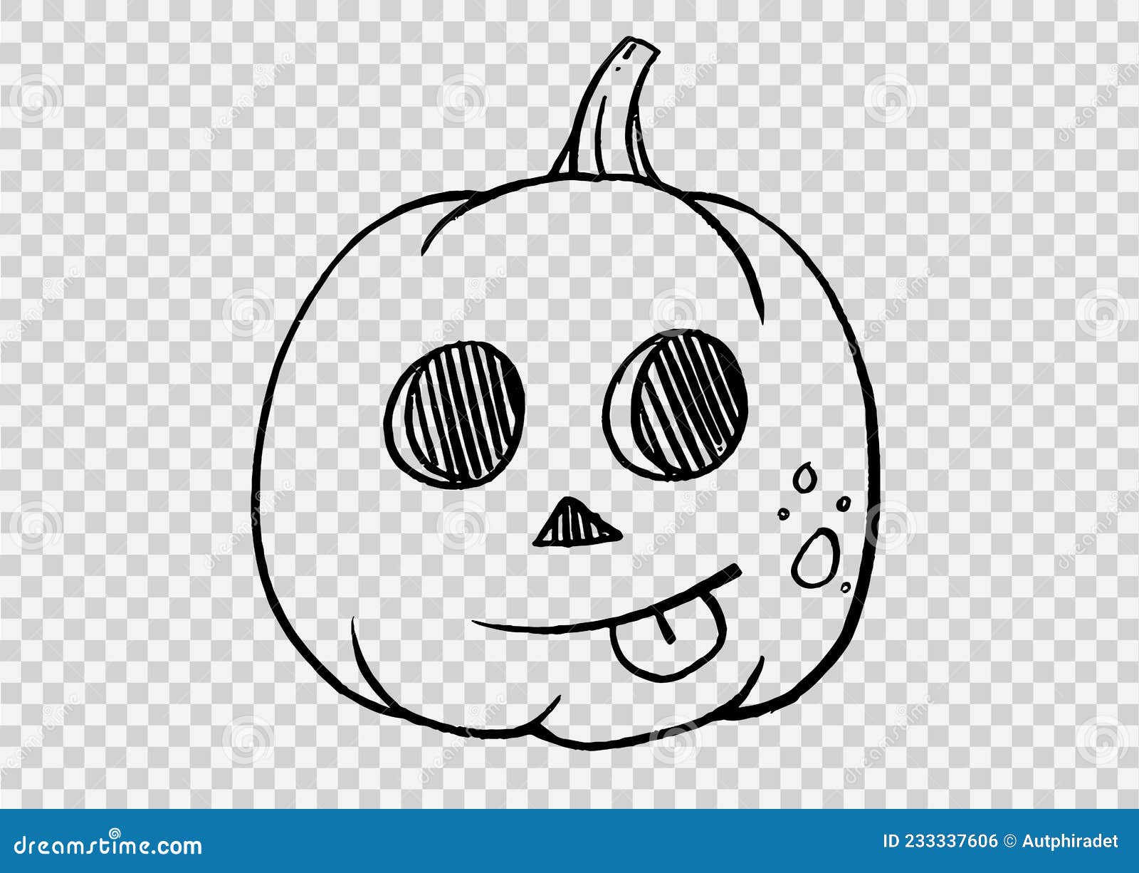 Elementos de desenho animado de halloween e letras boo line art