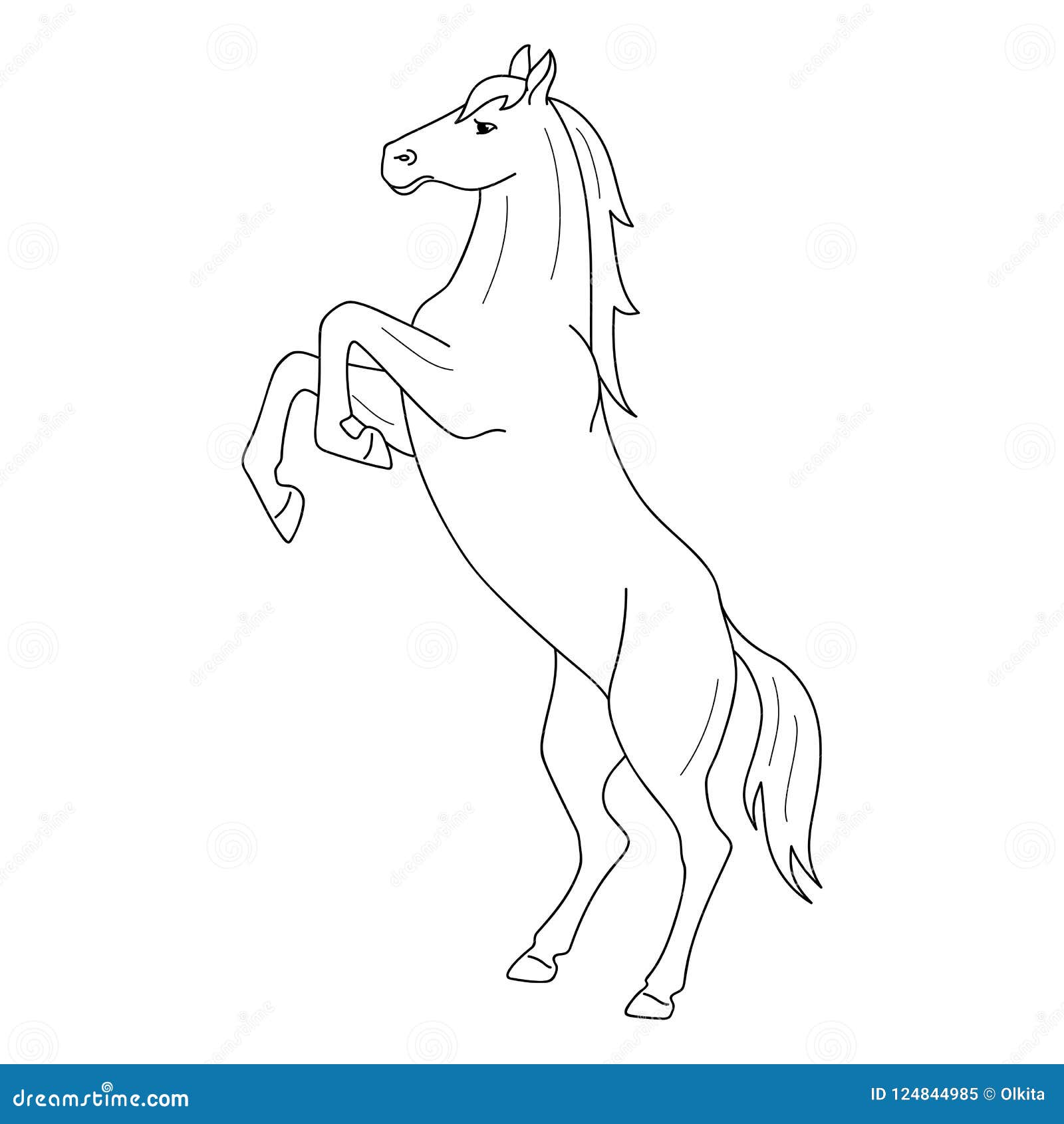 Desenhos para colorir de desenho de um homem saltando com seu cavalo para  colorir online 