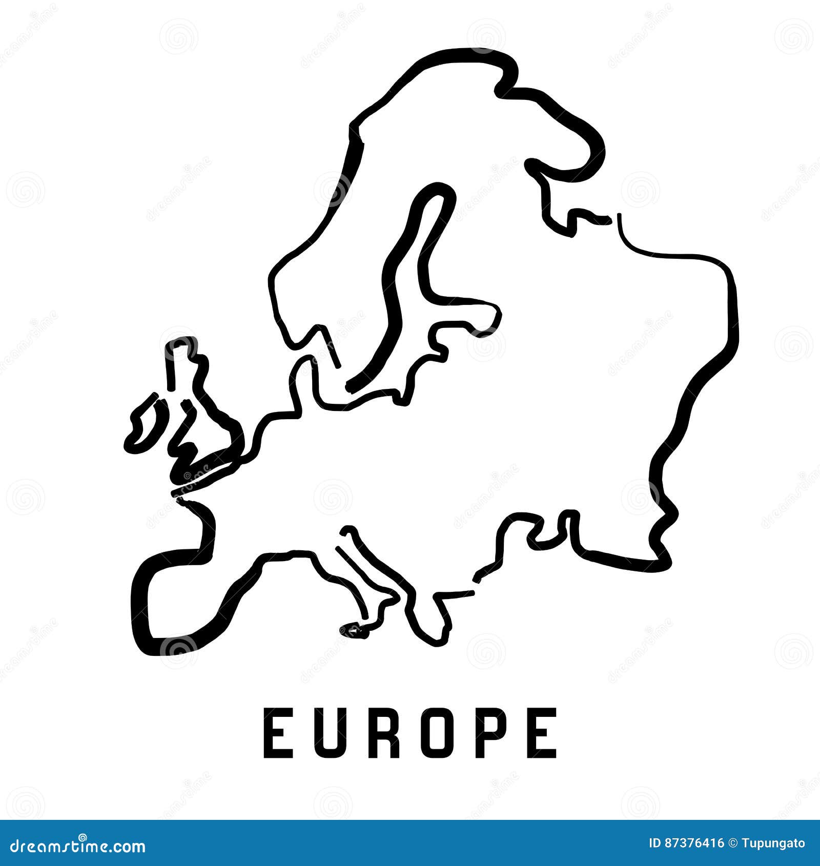 Áustria simplificou o mapa ilustração do vetor. Ilustração de europeu -  100123873