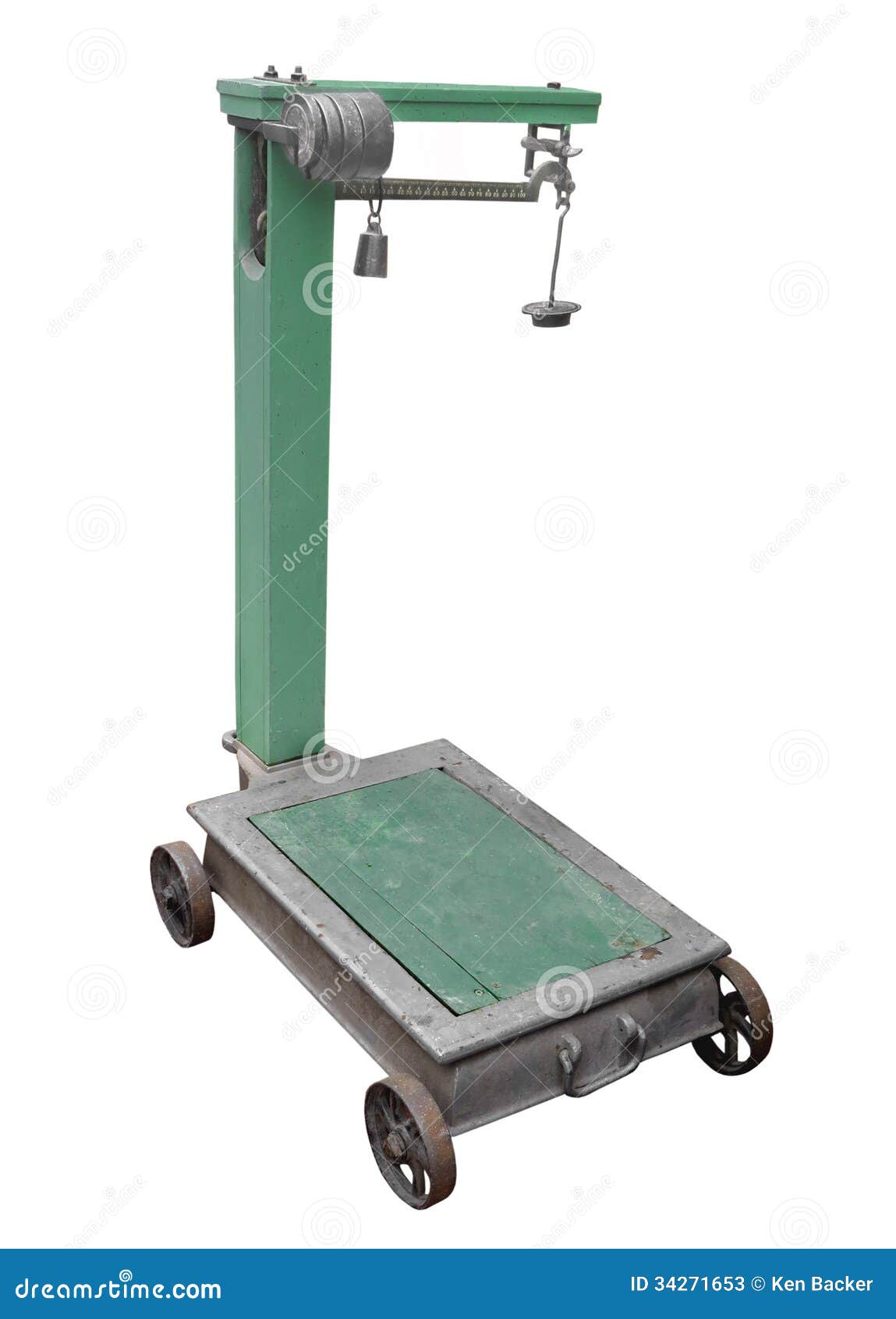 Báscula Comercial Antigua Aislada Imagen de archivo - Imagen de industrial,  viejo: 34271653, image size:1149x1690