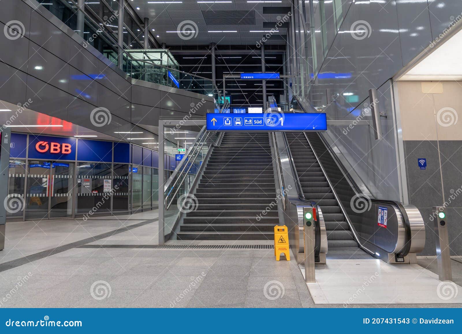 Feb 6, 2020 - Attnang Puchheim, Austria: Escalator at Empty Train ...