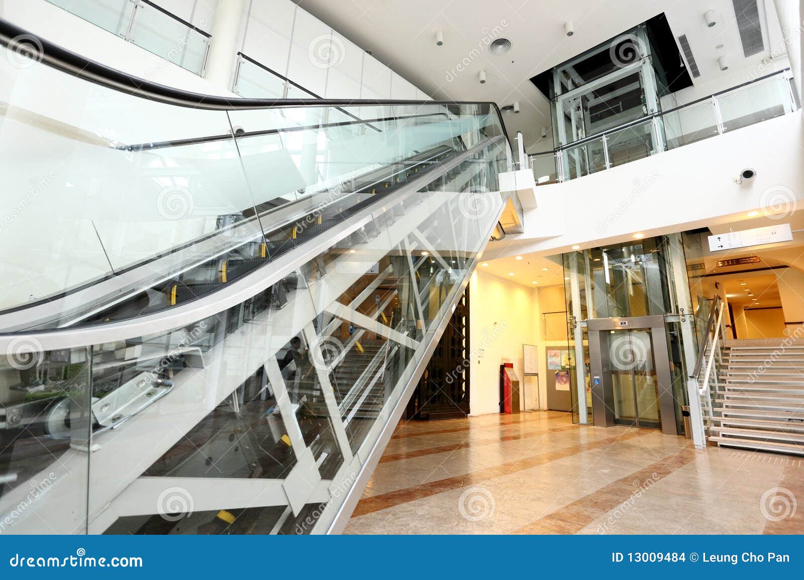 Escalator And Lift , Stair Stock Images Image 13009484