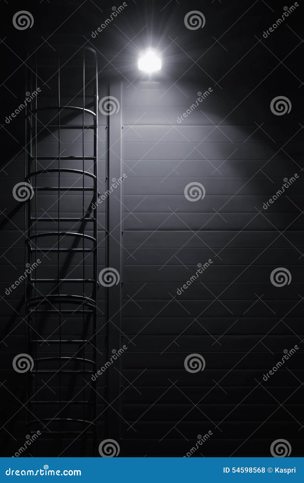 Escalera De La Escalera Del Escape Del Acceso Del Rescate De La Emergencia Del Fuego Escaleras Del Mantenimiento Del Tejado En L Foto De Archivo Imagen De Tejado Escalera 54598568