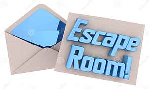 Escape Room Invitation Envelope Party Fun Experience Invited 3d 