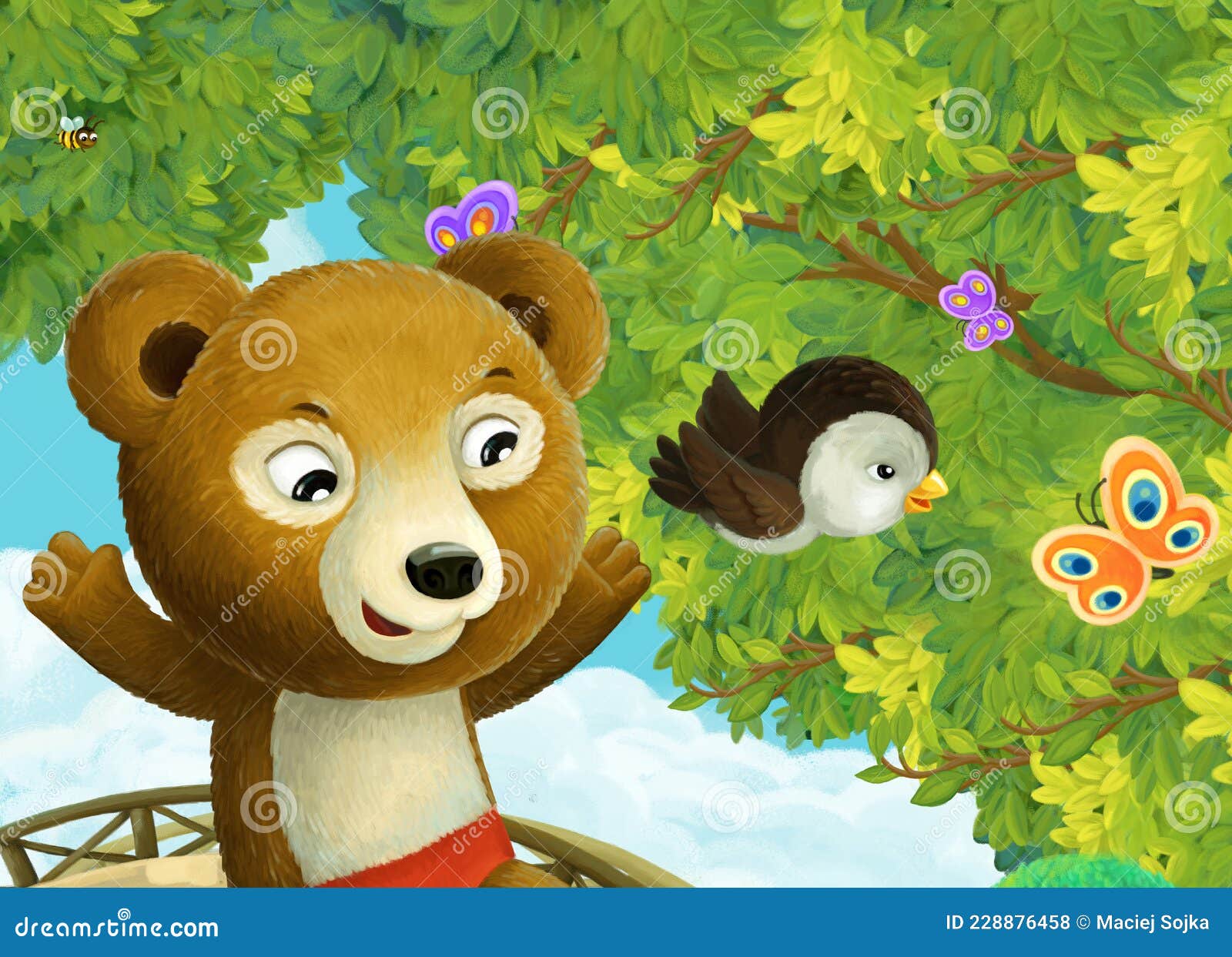 Escena De Dibujos Animados Parque Oso Animal Feliz Yendo a La Escuela Stock de ilustración - Ilustración de bosque, marco: 228876458 Escena De Dibujos Animados Parque Oso Animal Feliz Yendo a La Escuela Stock de ilustración - Ilustración de bosque, marco: 228876458