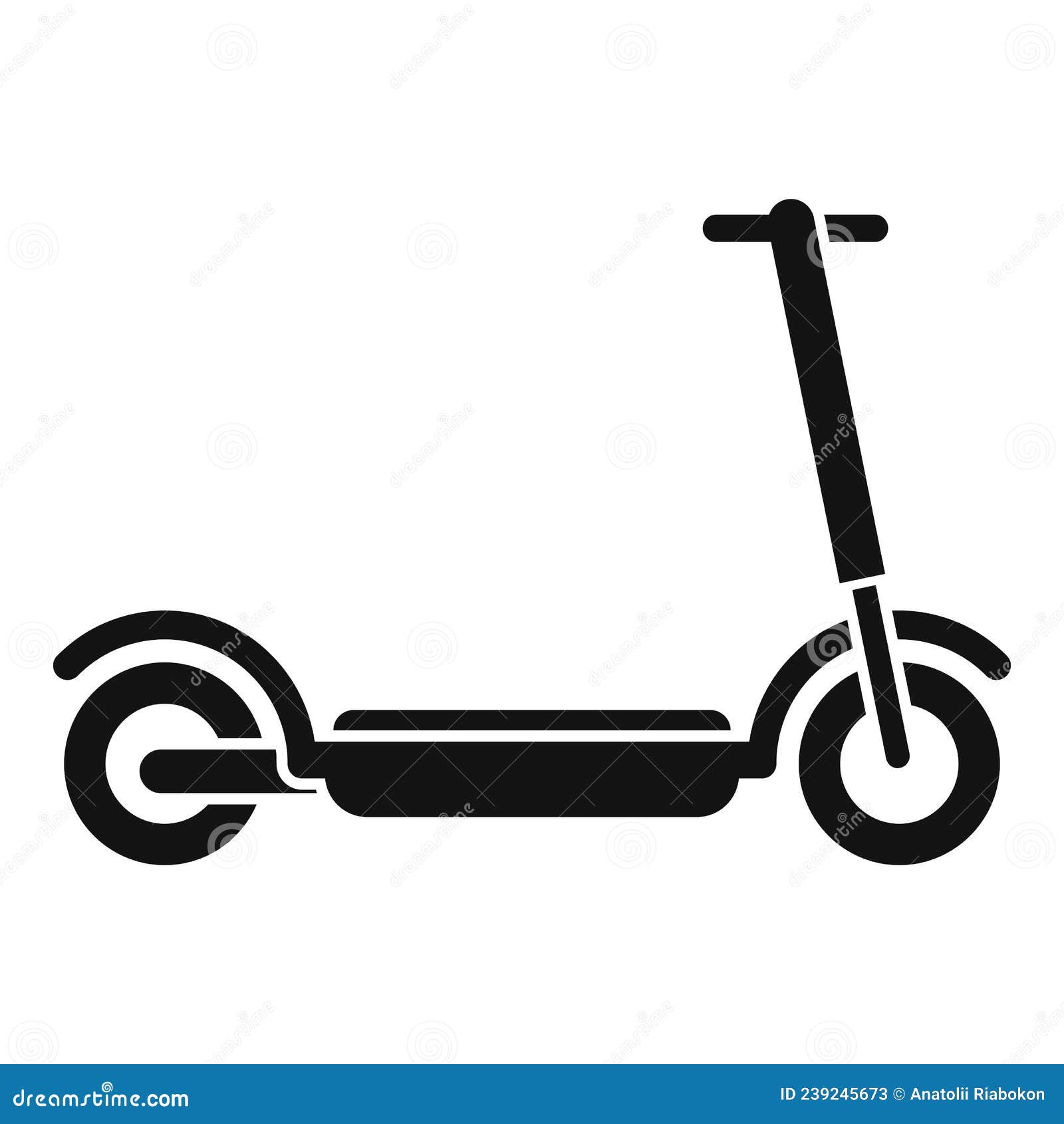 escooter icon simple . electric scooter