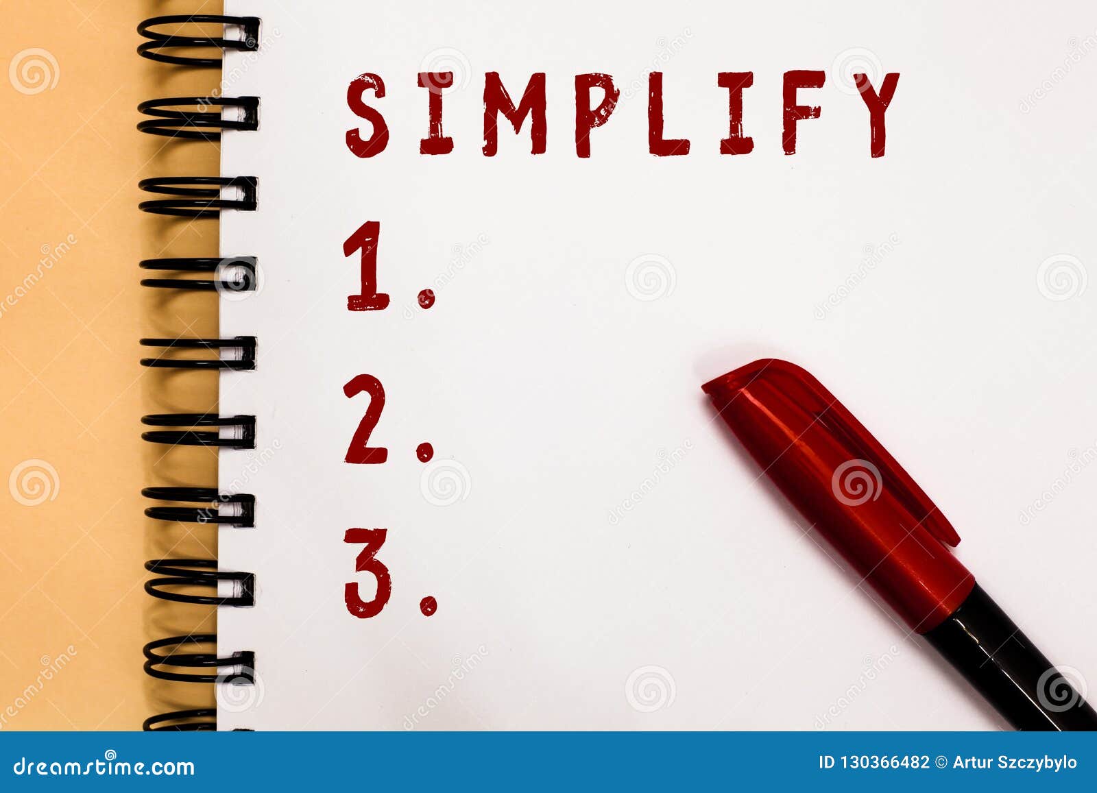 A Escrita Do Texto Da Escrita Simplifica O Significado Do Conceito Faz Algo  Mais Simples Ou Mais Fácil Fazer Ou Compreender Desem Foto de Stock -  Imagem de complicado, método: 130366482