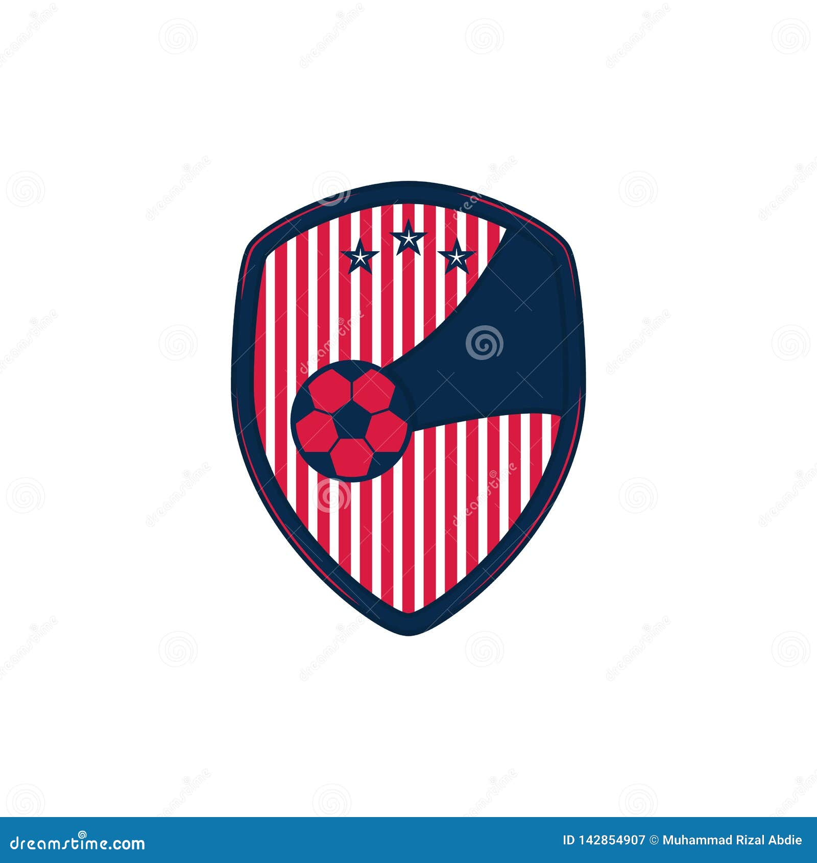 Esporte de bola de futebol e logotipo de ícone simples de jogos em