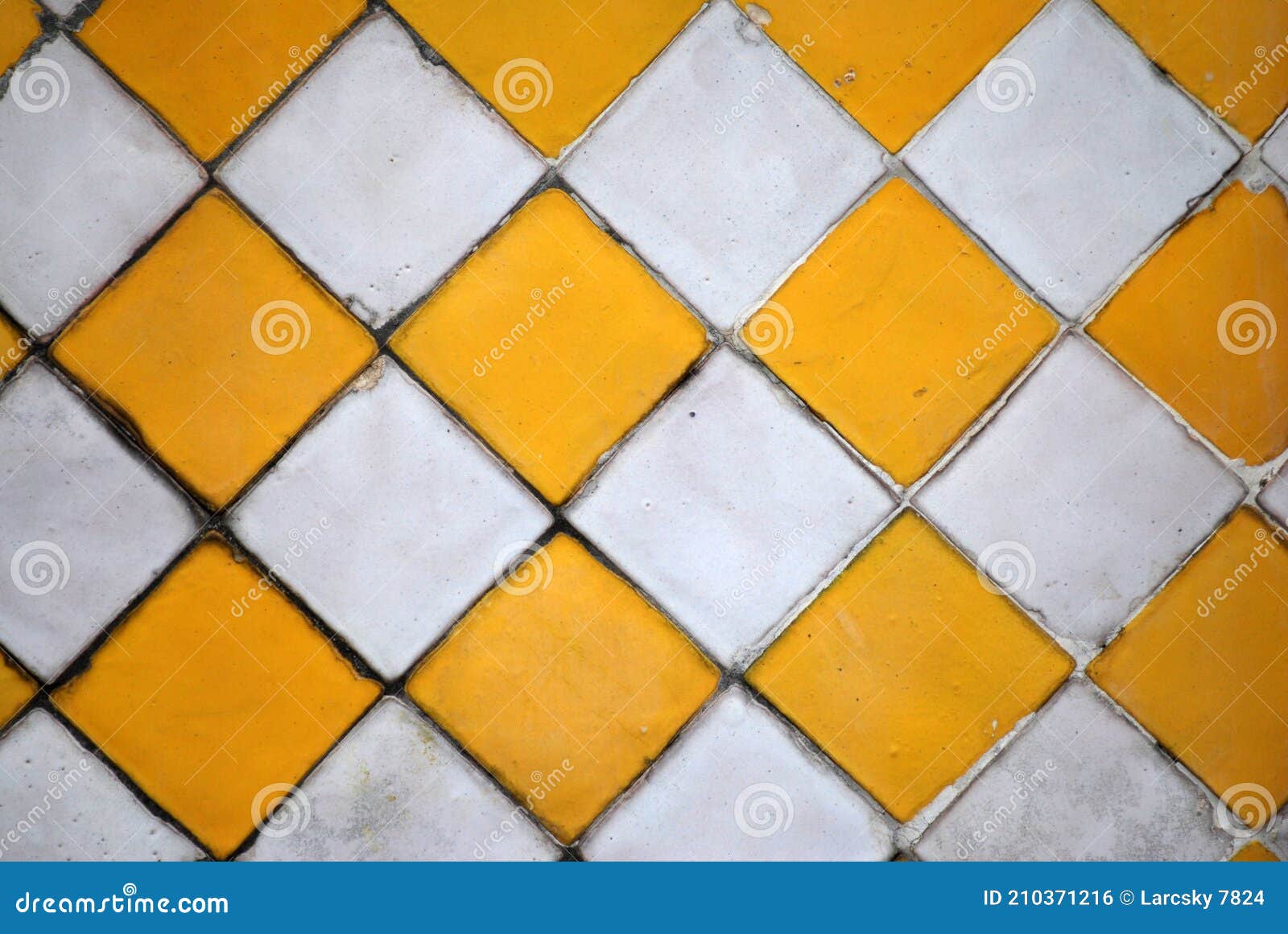 Fundo de tabuleiro de xadrez amarelo laranja