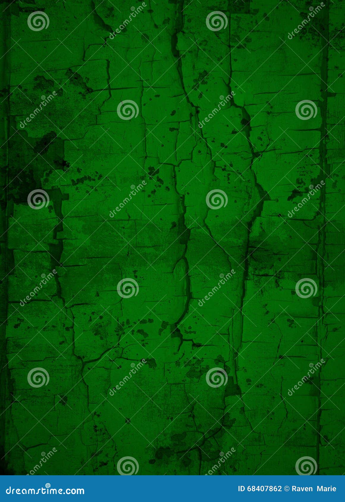 Escuro - fundo rachado verde da pintura. Escuro - o grunge rachado verde da pintura textured o fundo