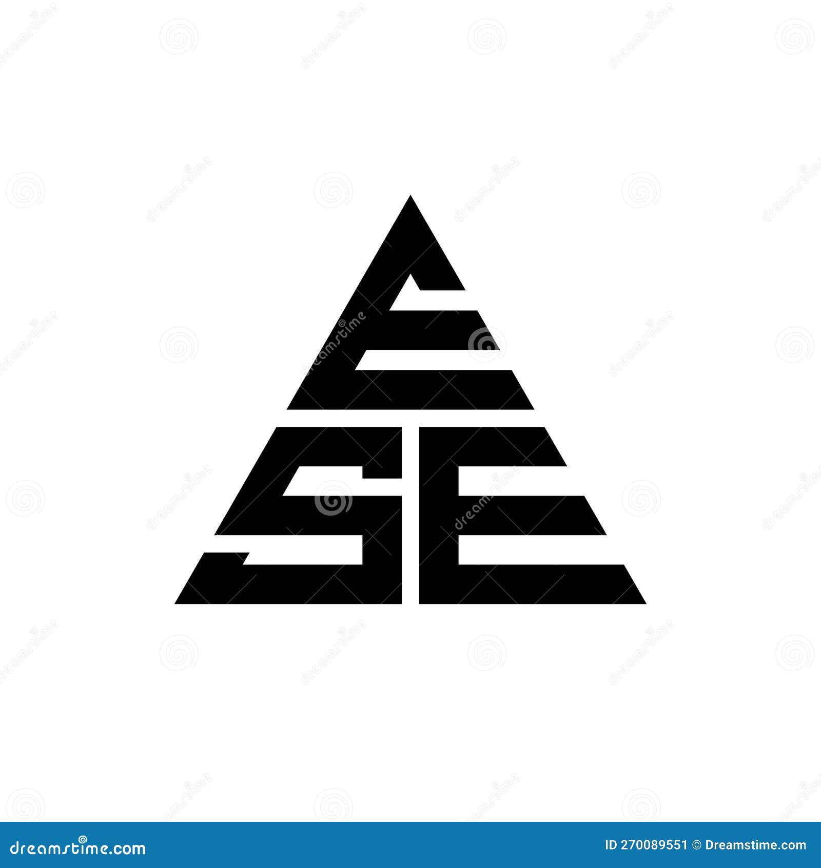 ese triangle letter logo  with triangle . ese triangle logo  monogram. ese triangle  logo template with red