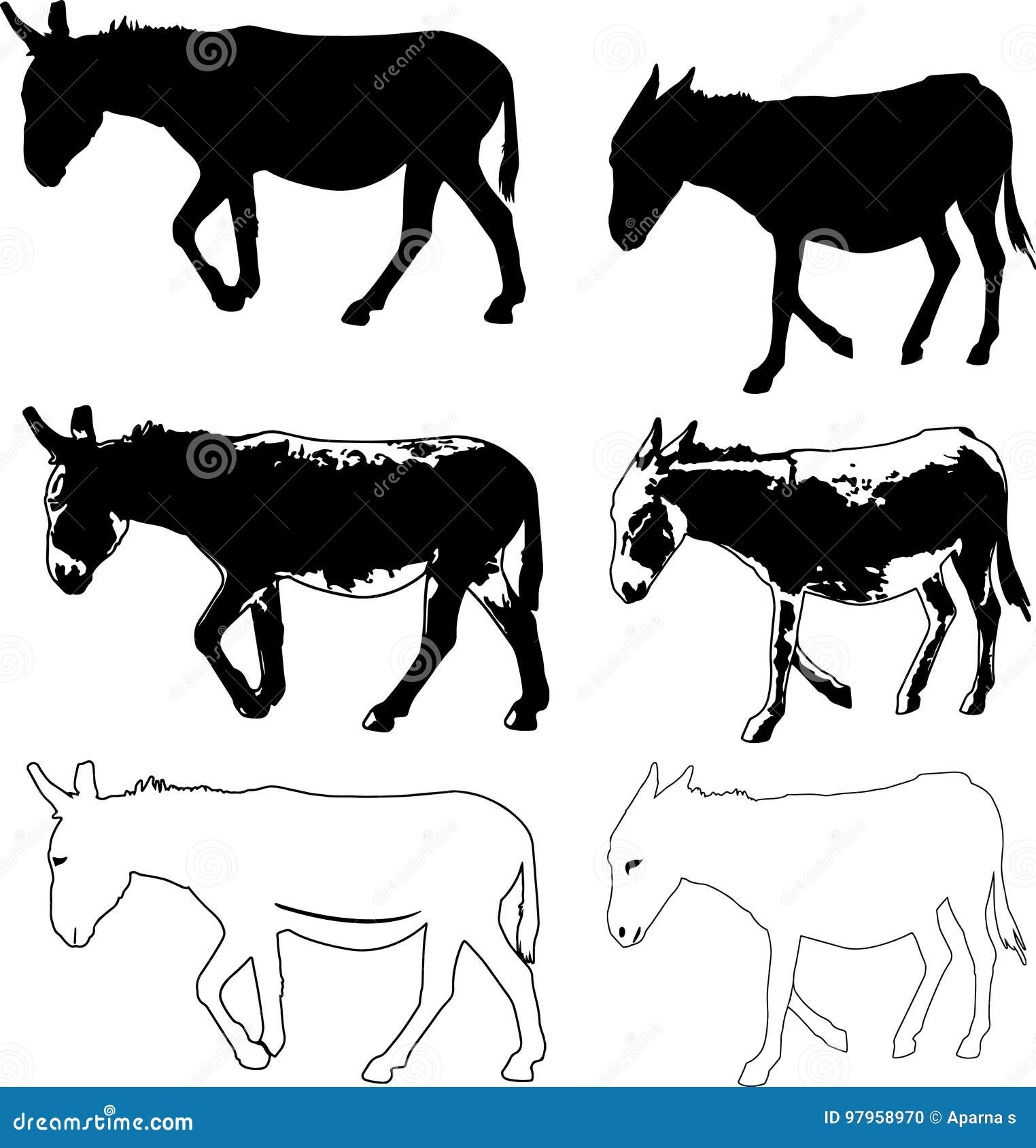 Esel Clipart Kostenlos