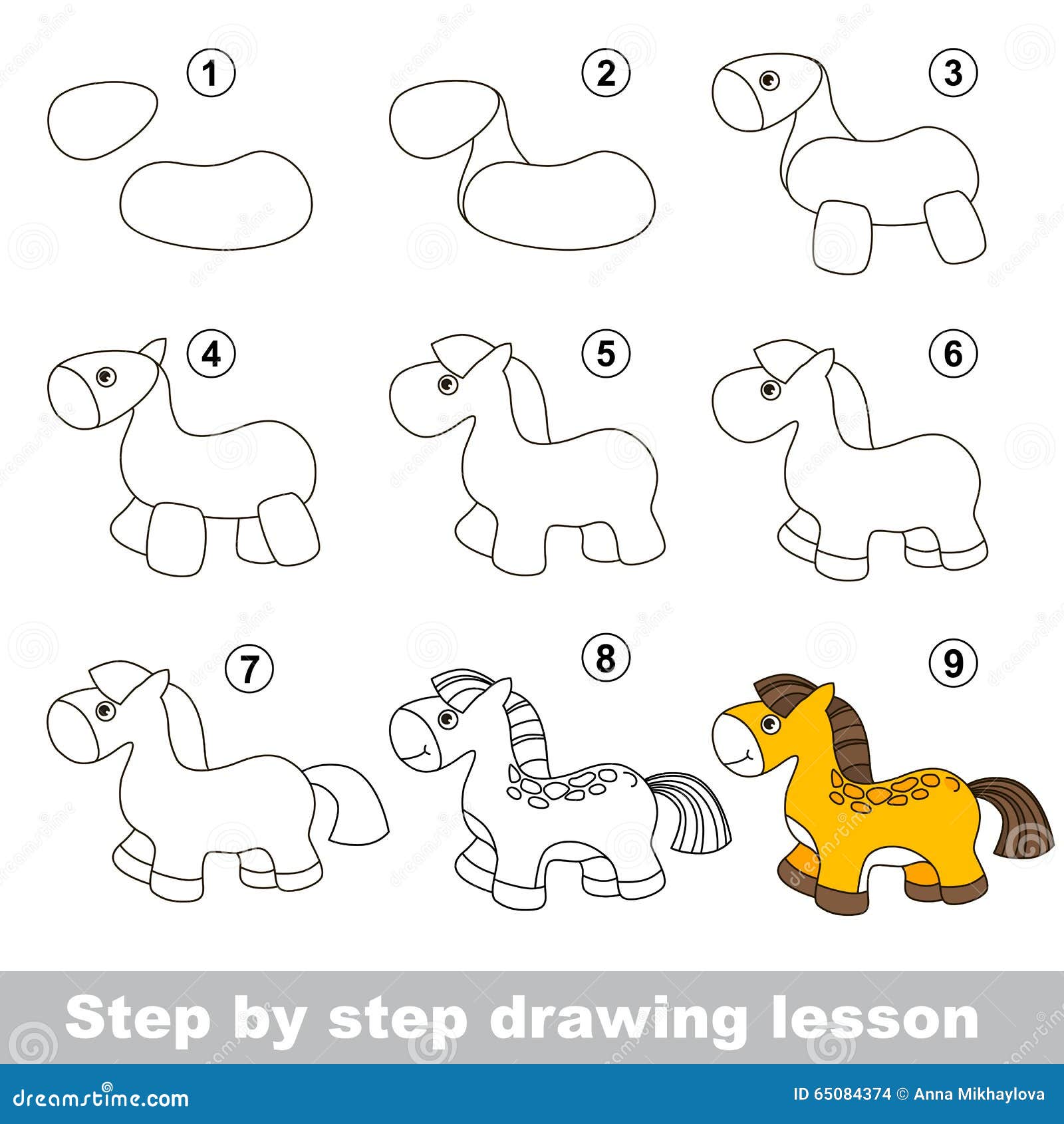 Esercitazione Del Disegno Come Disegnare Un Cavallo