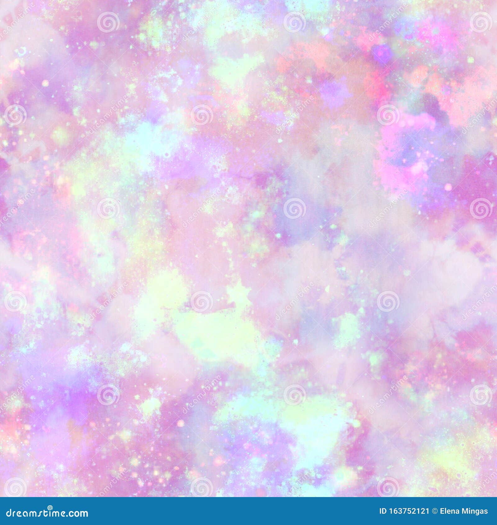 Espace D Explosion De La Galaxie De Unicorne Imprimer Dans La Couleur Pastel Illustration Stock Illustration Du Vert Lineaire