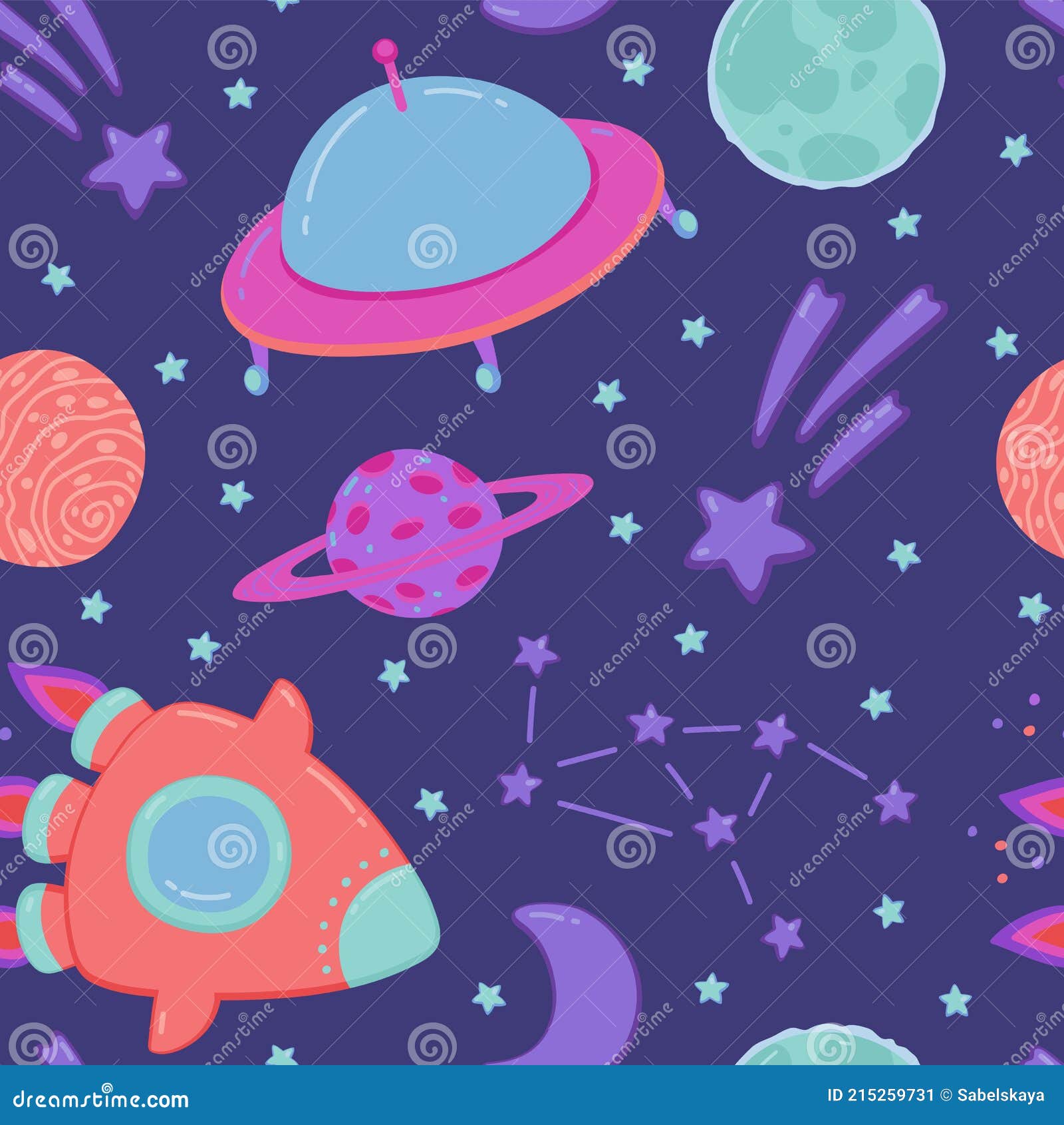Espacio Con Planetas Cohetes Constelación Y Estrellas Un Dibujo Animado Patrón Sin Costuras Ilustración del Vector - Ilustración de contexto, astronave: 215259731 Espacio Con Planetas Cohetes Constelación Y Estrellas Un Dibujo Animado Patrón Sin Costuras Ilustración del Vector - Ilustración de contexto, astronave: 215259731