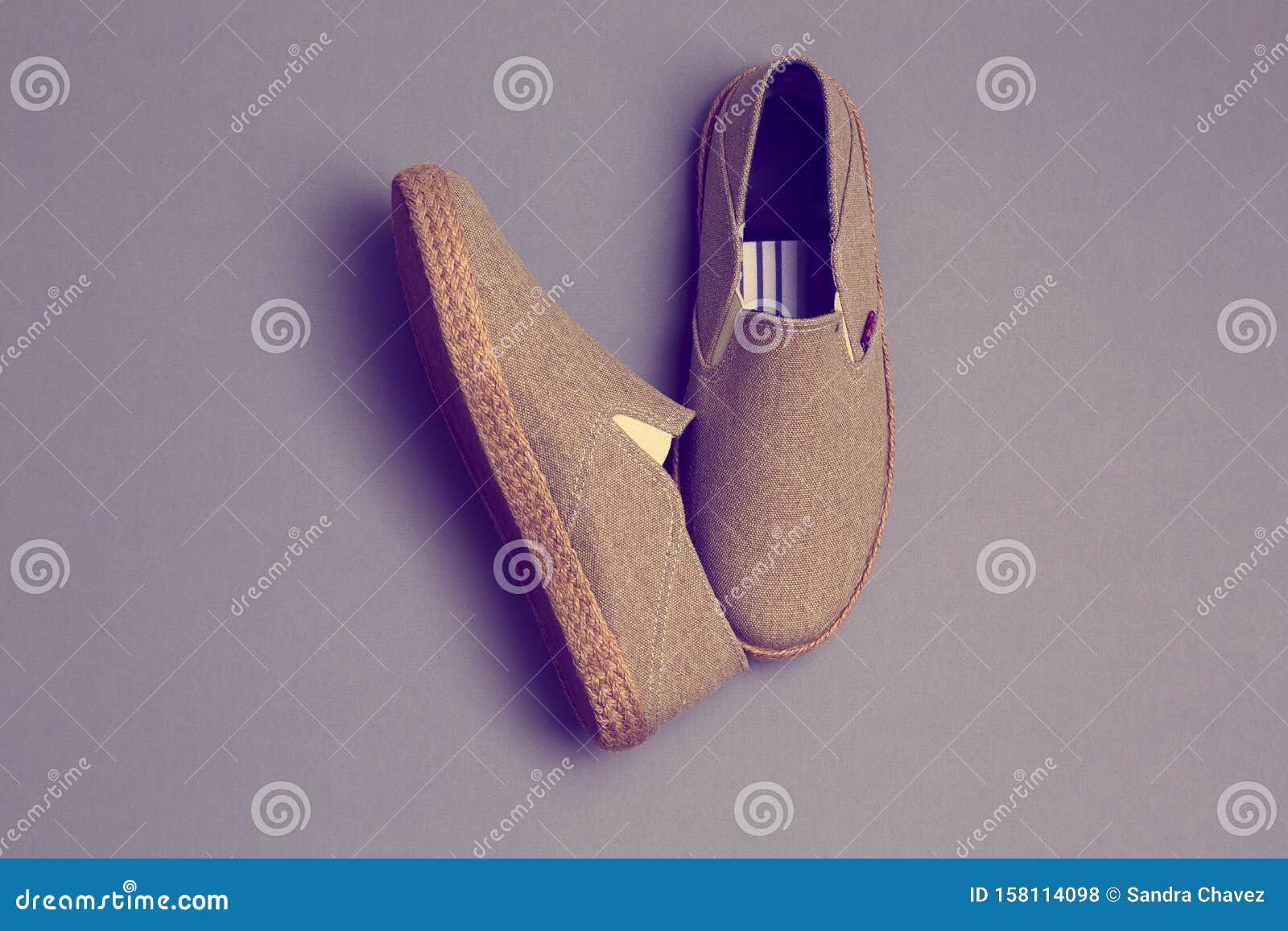 Espadrilles Made of Natural Fibers for Comfortable Walking on Hot Days Stock Photo - Image of linen, 158114098