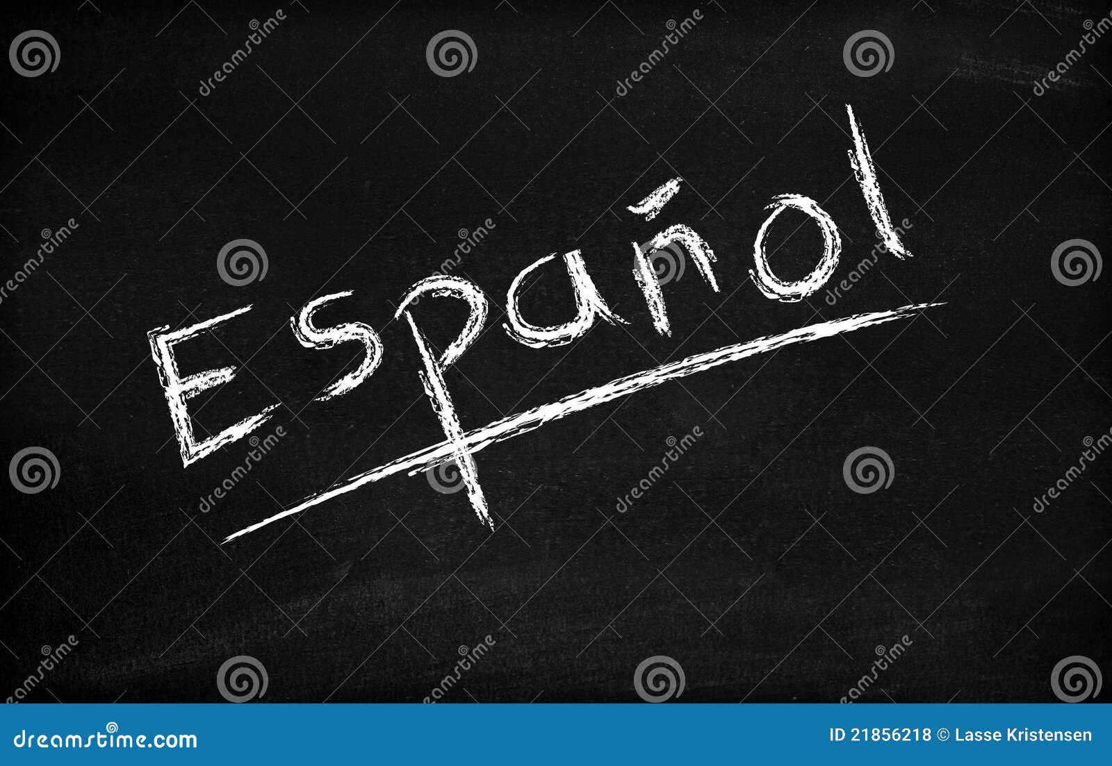 Espanol stock photo. Image of chalkboard, foreign, class 21856218