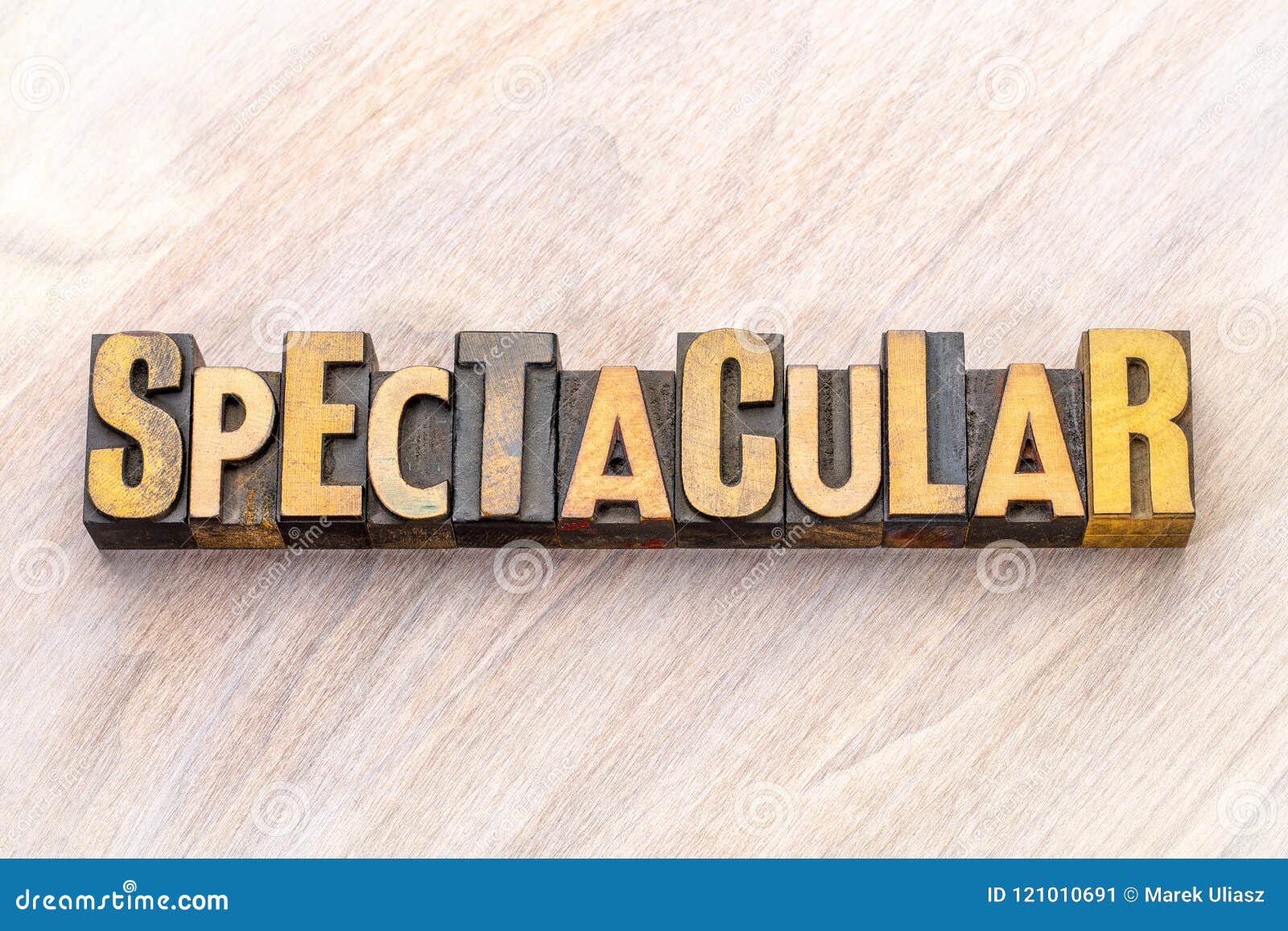 Espectacular Extracto De La Palabra En El Tipo De Madera Imagen de archivo Imagen de