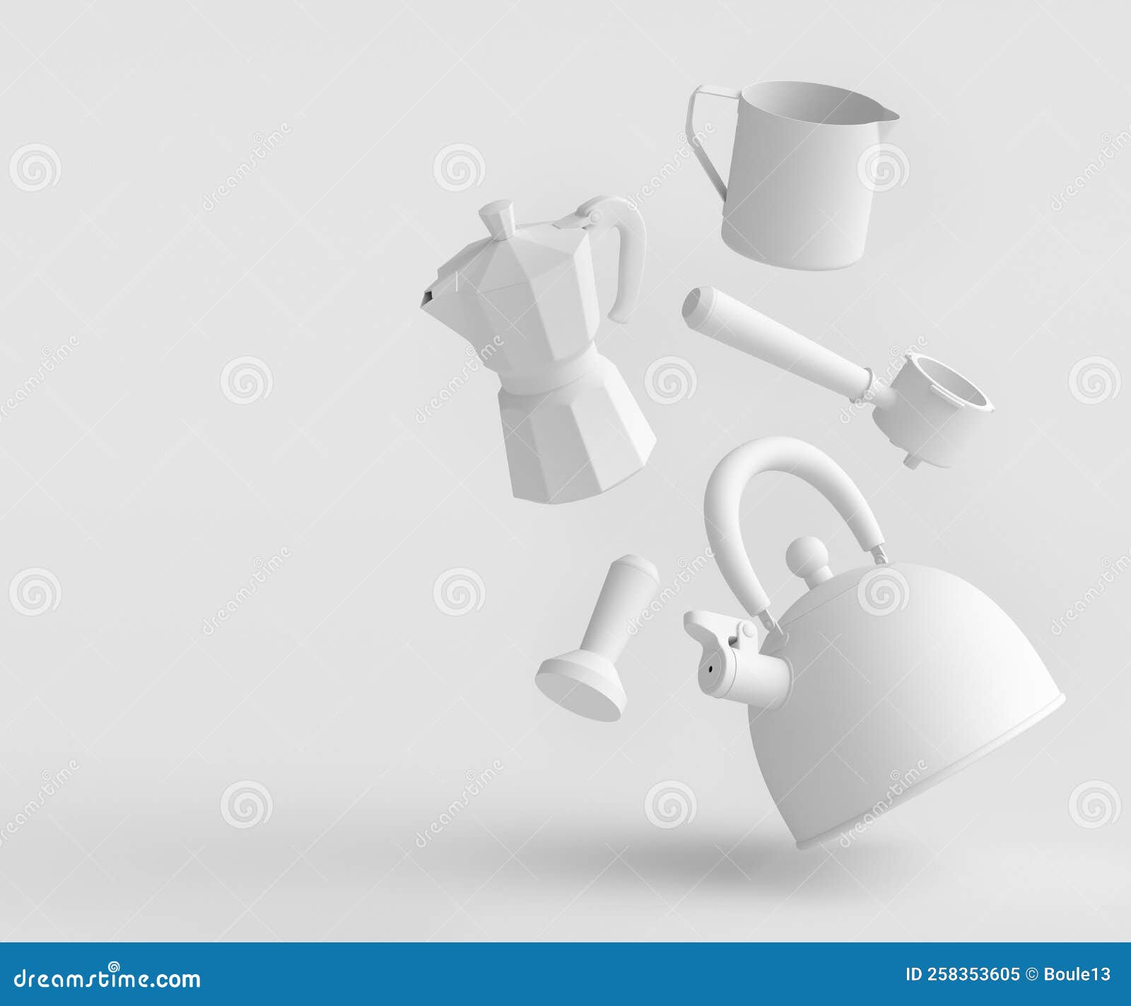 Espresso Coffee Machine with Horn, Kettle and Geyser Coffee Maker on