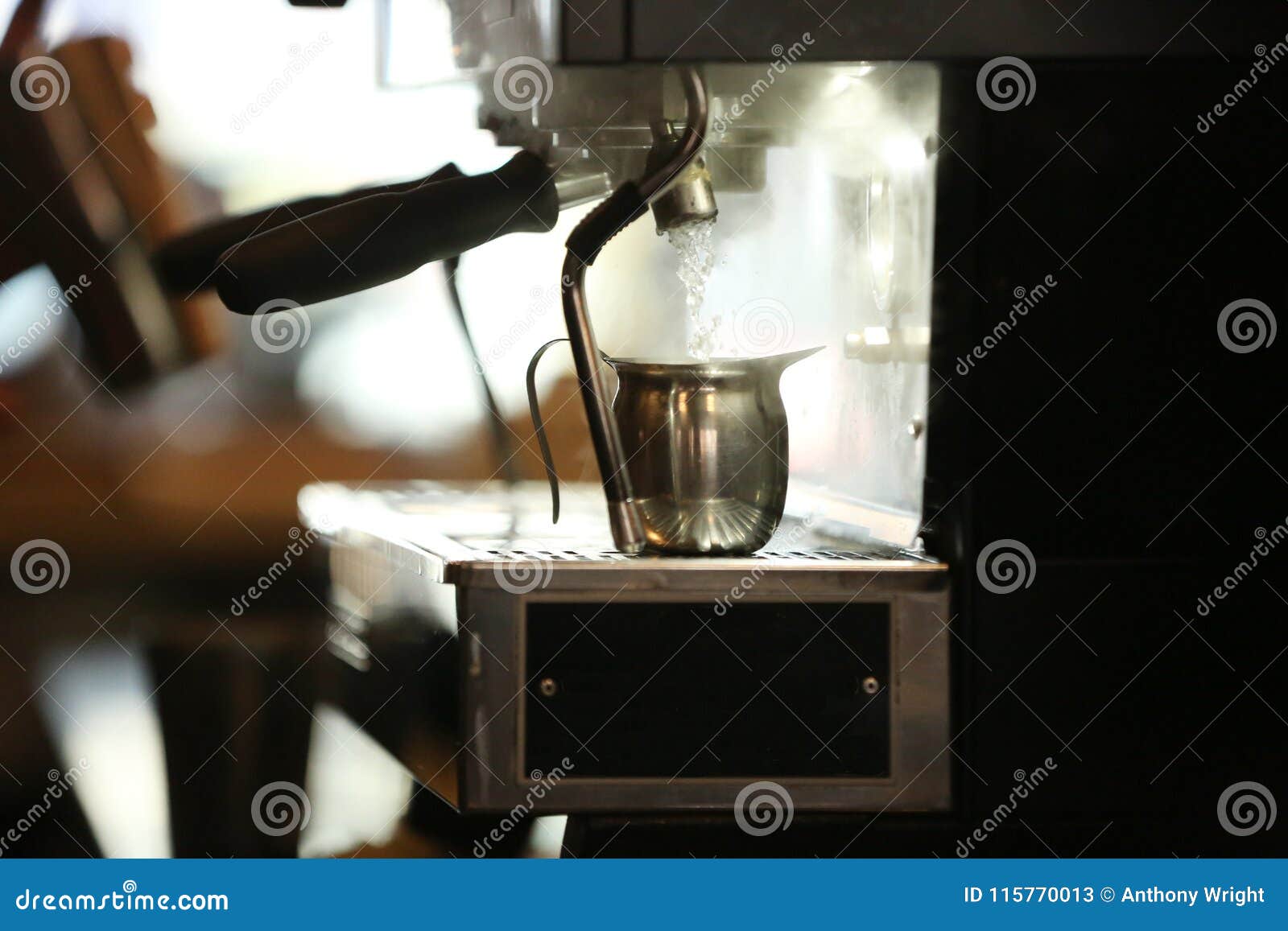 Espresso Machine in Coffee Shop Stock Image Image of expresso, industry 115770013