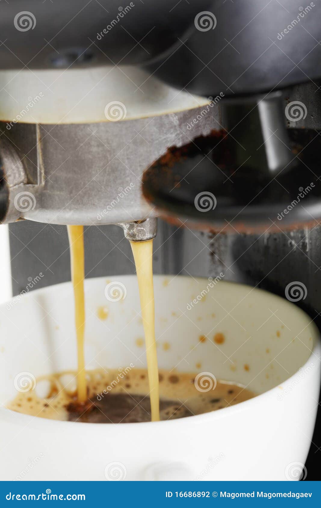 Espresso making stock photo. Image of objects, espresso 16686892