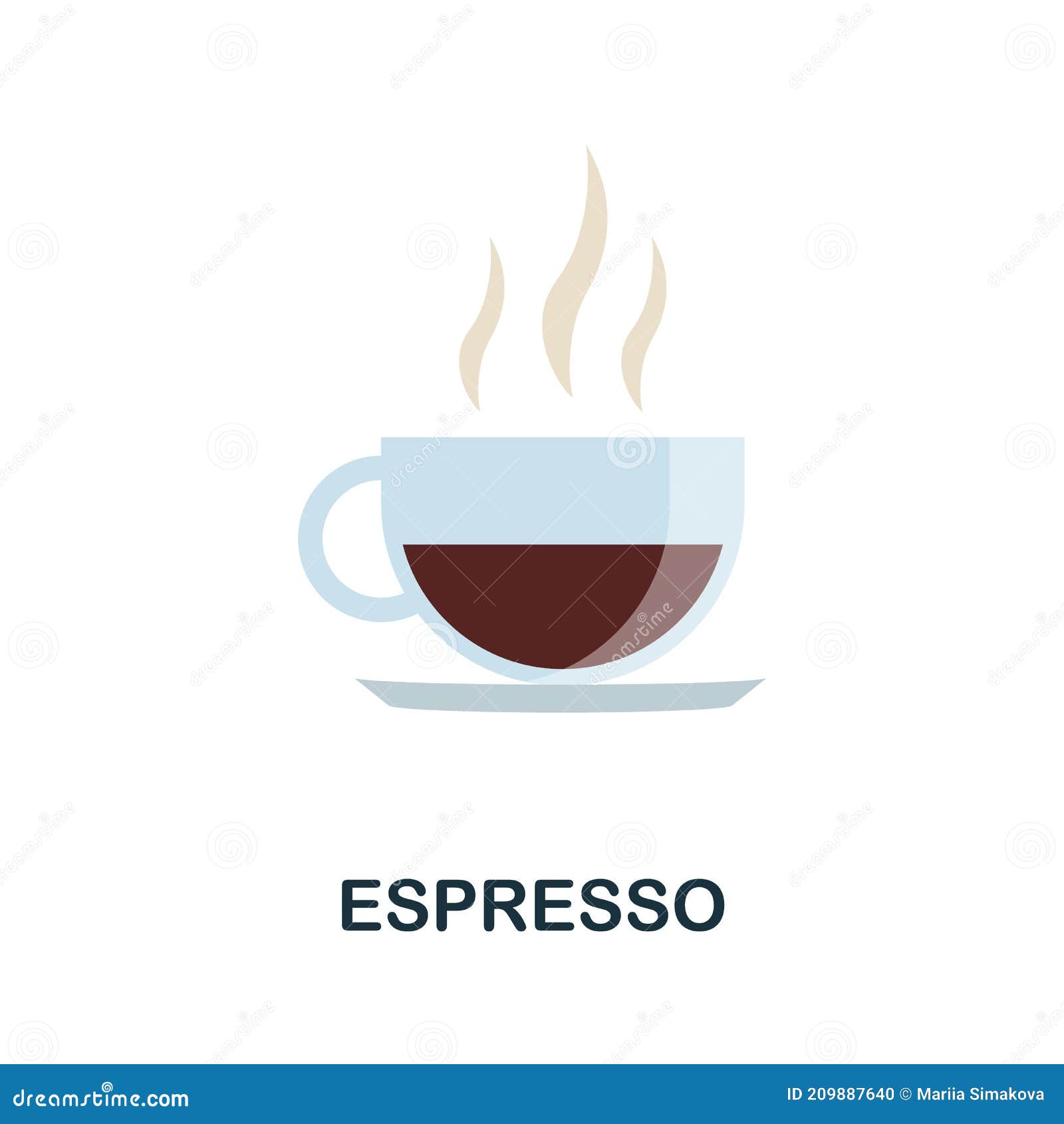 Blaast op cement lekkage Espresso-pictogram. Kleur Eenvoudig Element Van Koffieinzameling. Het  Creatieve Espressopictogram Voor De Malplaatjes Van Het Webo Vector  Illustratie - Illustration of pictogram, heet: 209887640