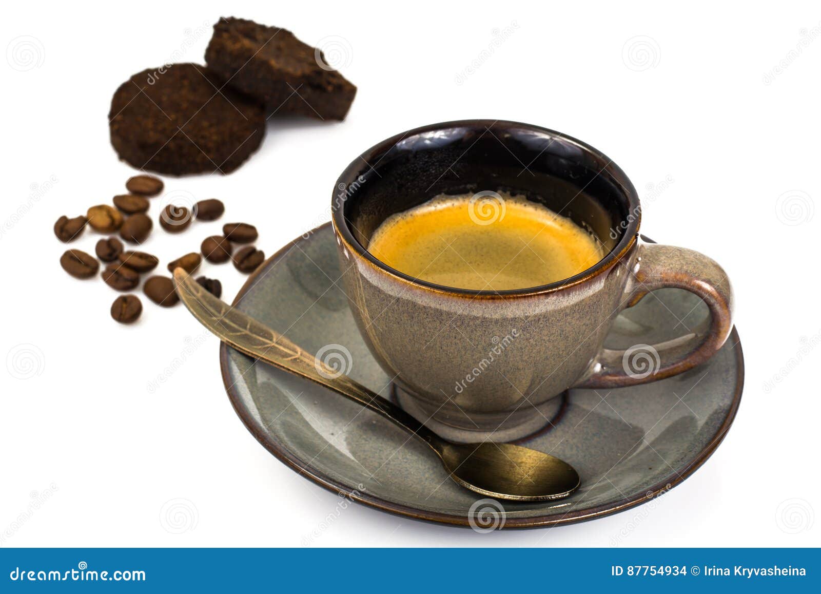 Espresso, Roasted Grain, Waste Coffee Maker Stock Photo Image of