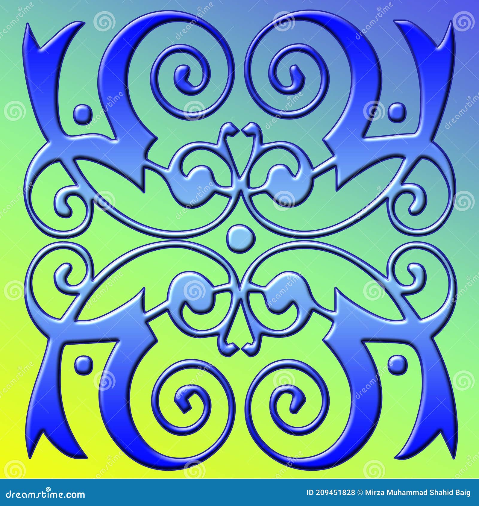 Esquema De Dibujo De Diseño De Mosaico Sin Soldadura De Gradiente Azul  Establecido7 Stock de ilustración - Ilustración de ilustraciones, marco:  209451828