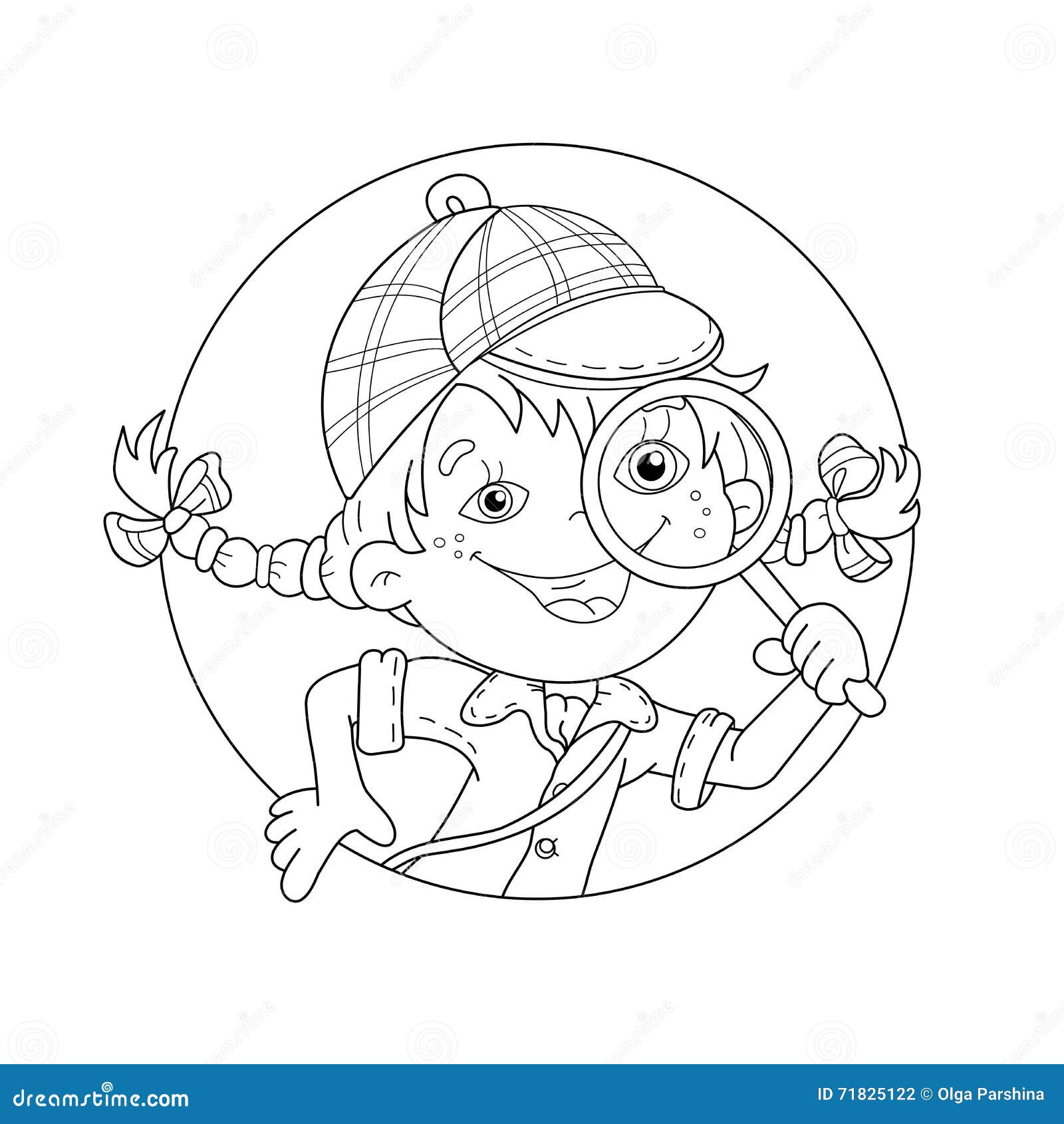 Esquema De La Página Que Colorea Del Detective De La Muchacha De La Historieta Con La Lupa Ilustración del Vector - Ilustración de paginaciones, secreto: 71825122 Esquema De La Página Que Colorea Del Detective De La Muchacha De La Historieta Con La Lupa Ilustración del Vector - Ilustración de paginaciones, secreto: 71825122