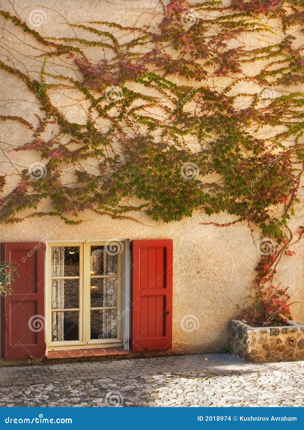 Esquina acogedora foto de archivo. Imagen de hiedra, cubierta - 2018974
