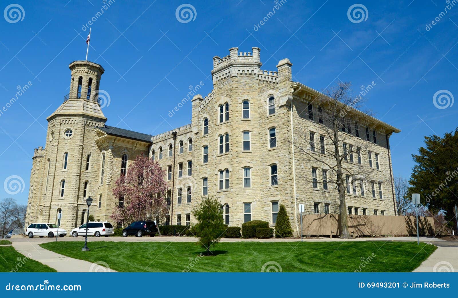 Esquina Suroriental De Blanchard Hall Foto editorial Imagen de