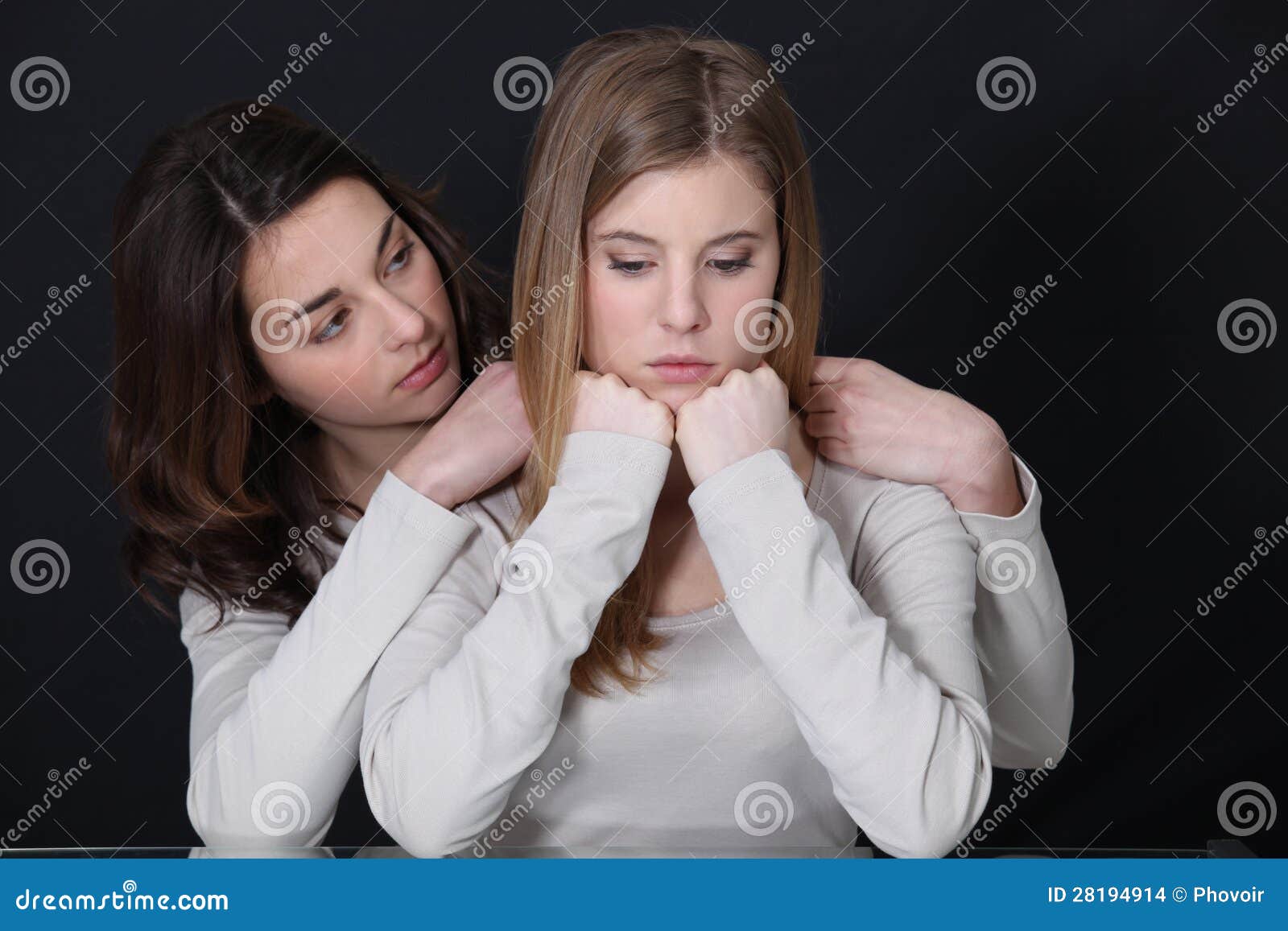 Essai D'encourager Vers Le Haut L'ami Photo stock Image du fond