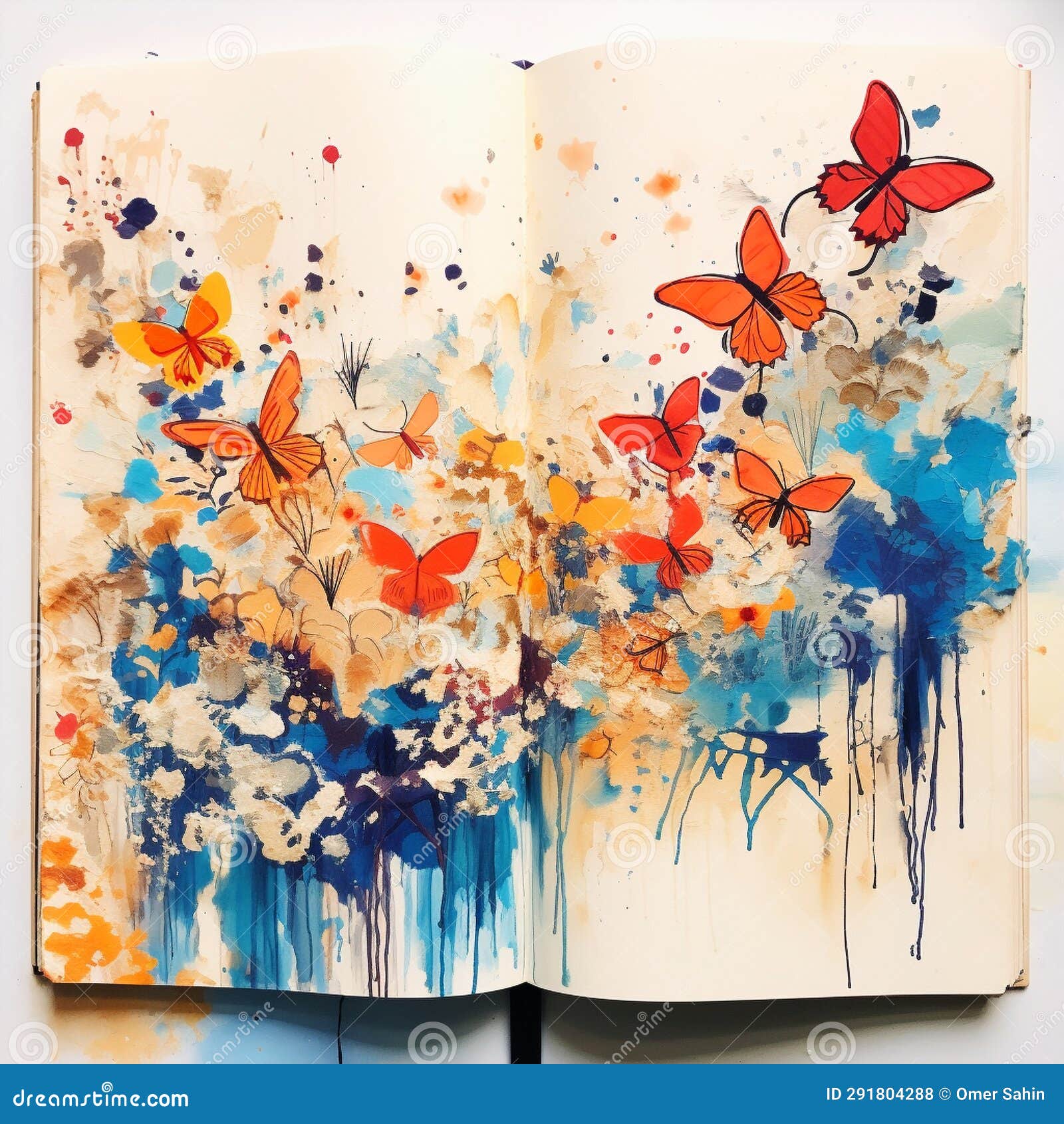 The Essence of Possibility: an Empty Journal S Undertone Stock Photo ...