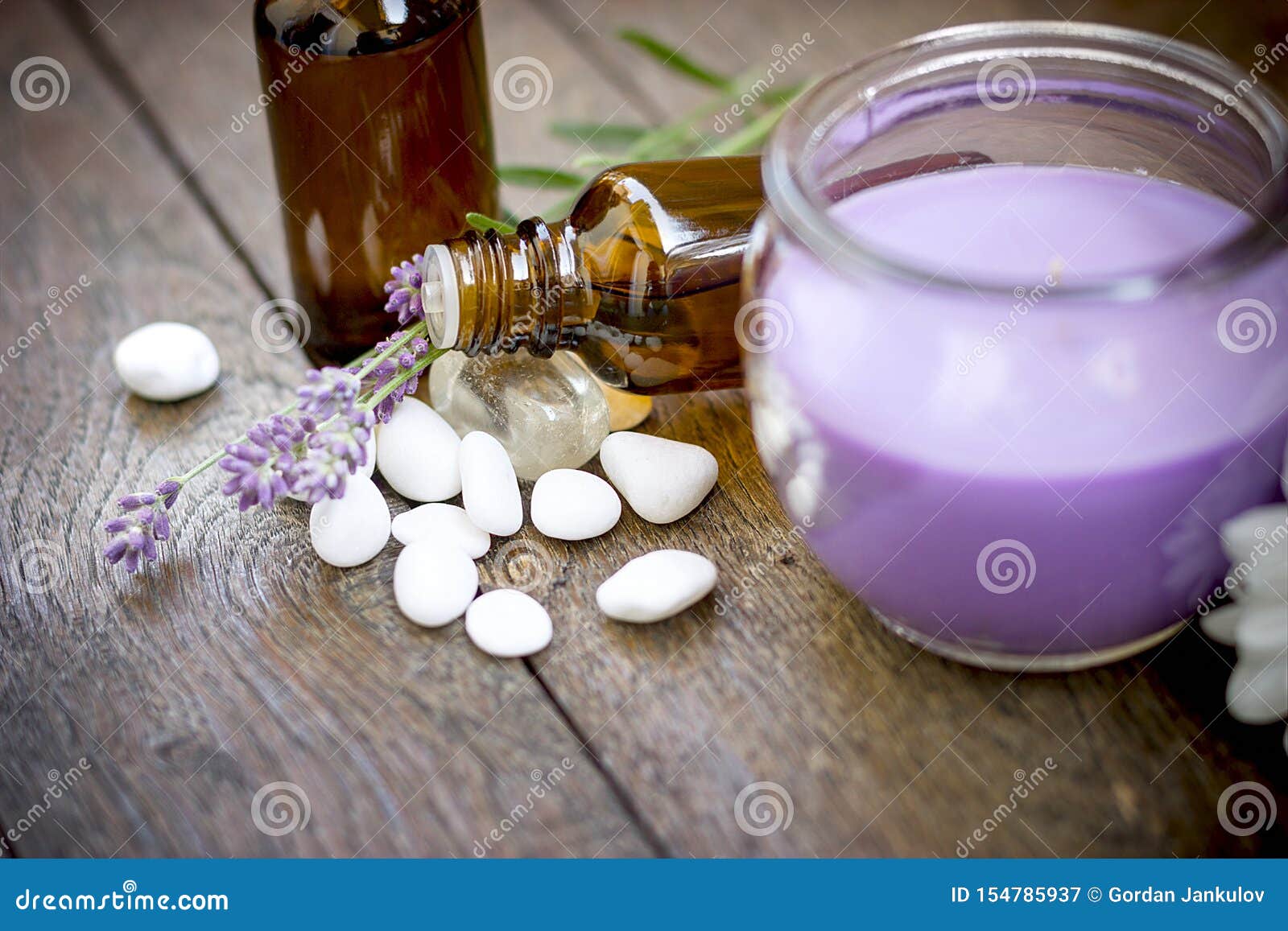 Essential Lavender Oil on Table, Using Lavender Oil in Massage and