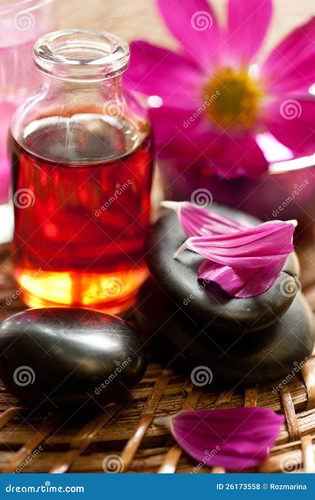 Essential Oil for Aromatherapy and Zen Stones Stock Photo Image of beautiful, body 26173558