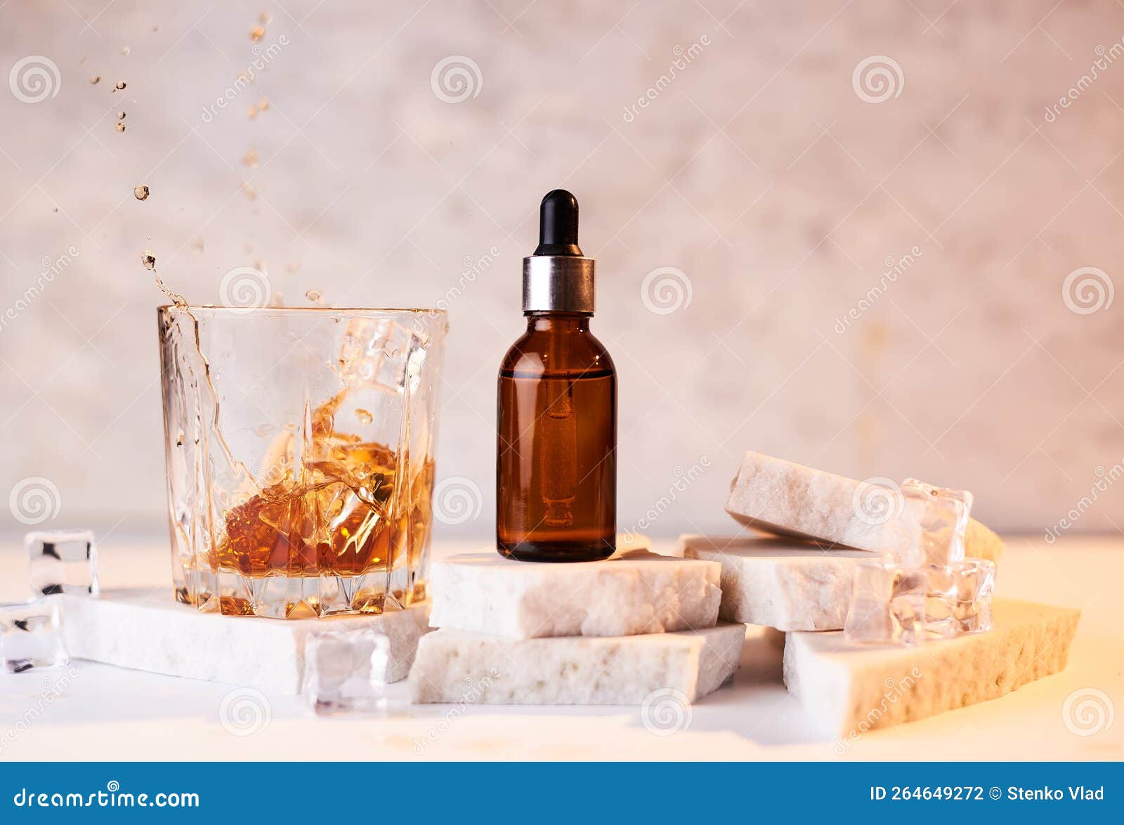 Essential Oil for Beard Men. Care Beard Man Stock Photo Image of