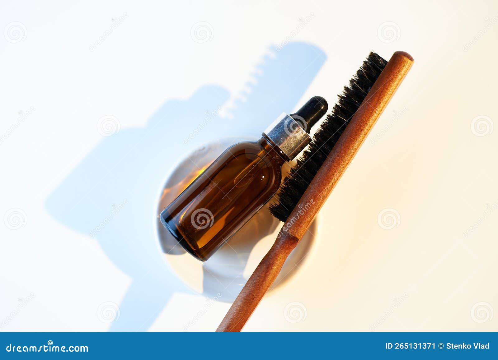 Essential Oil for Beard Men. Care Beard Man Stock Image Image of