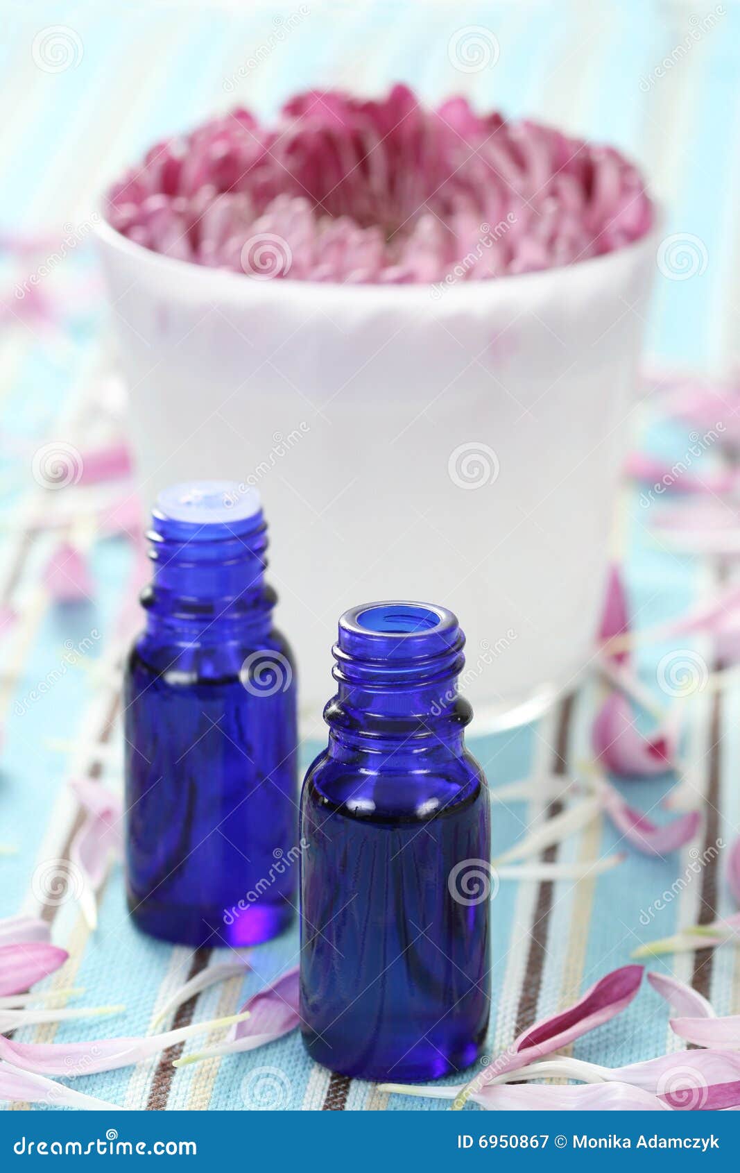 Essential Oil Flower and Candle Stock Image Image of care, health