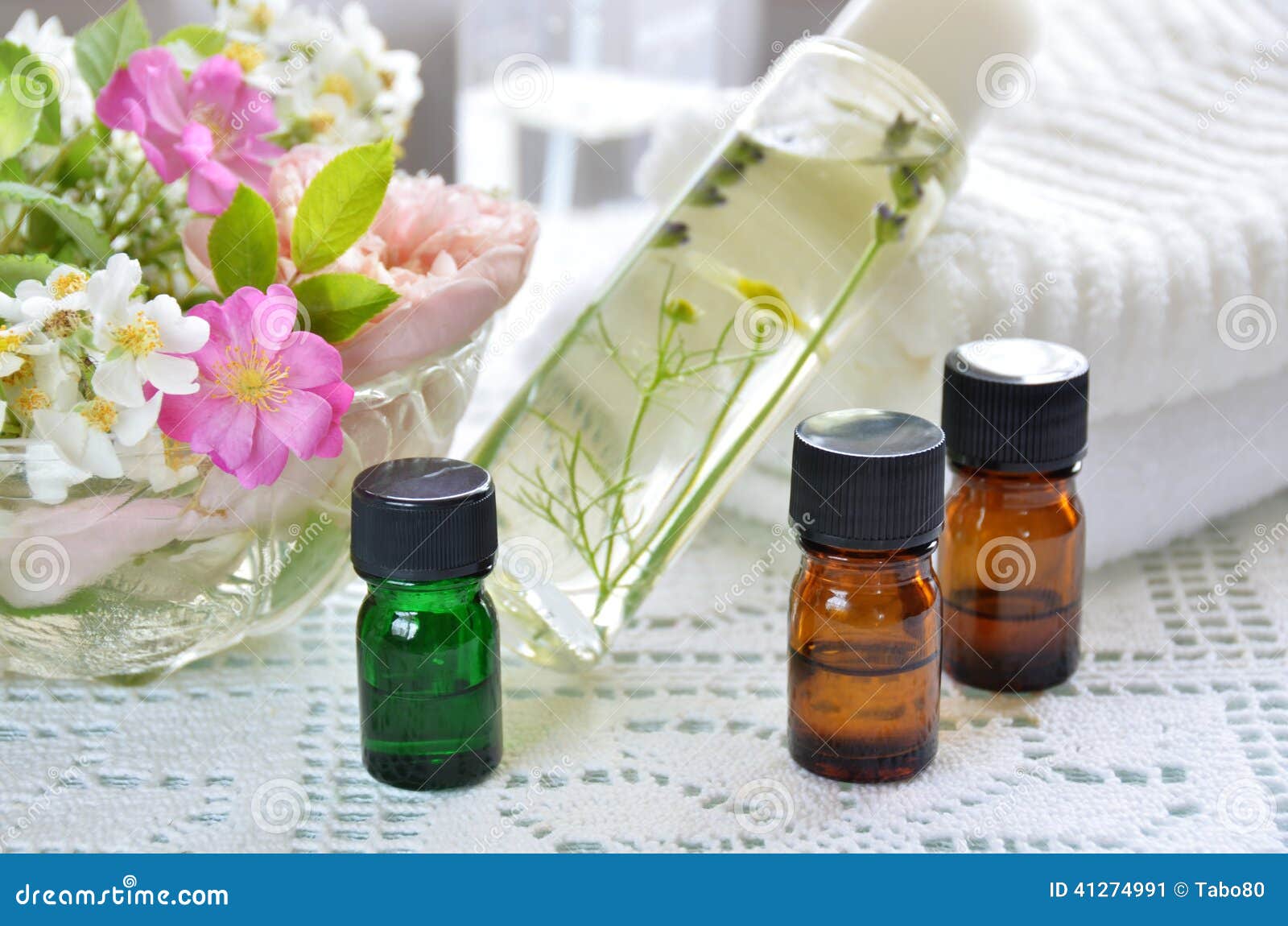 Essential Oils and Herbal Cosmetics Stock Image Image of herbal