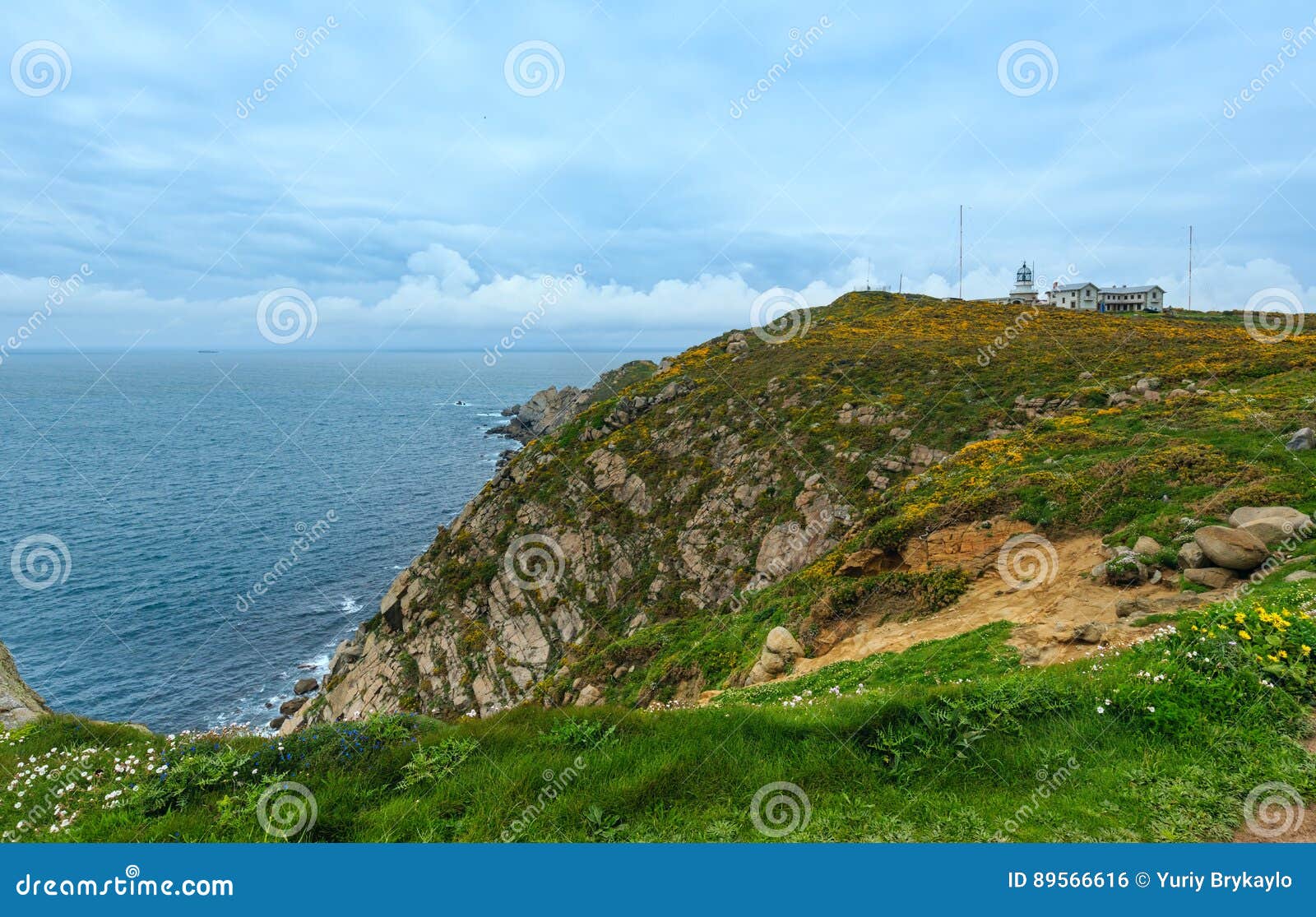 estaca de bares lighthouse spain.