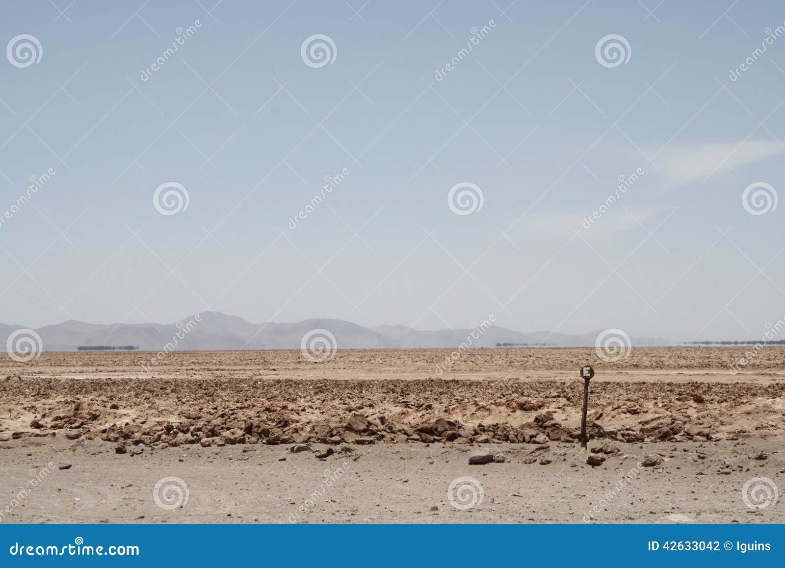 estacionamiento en el desierto